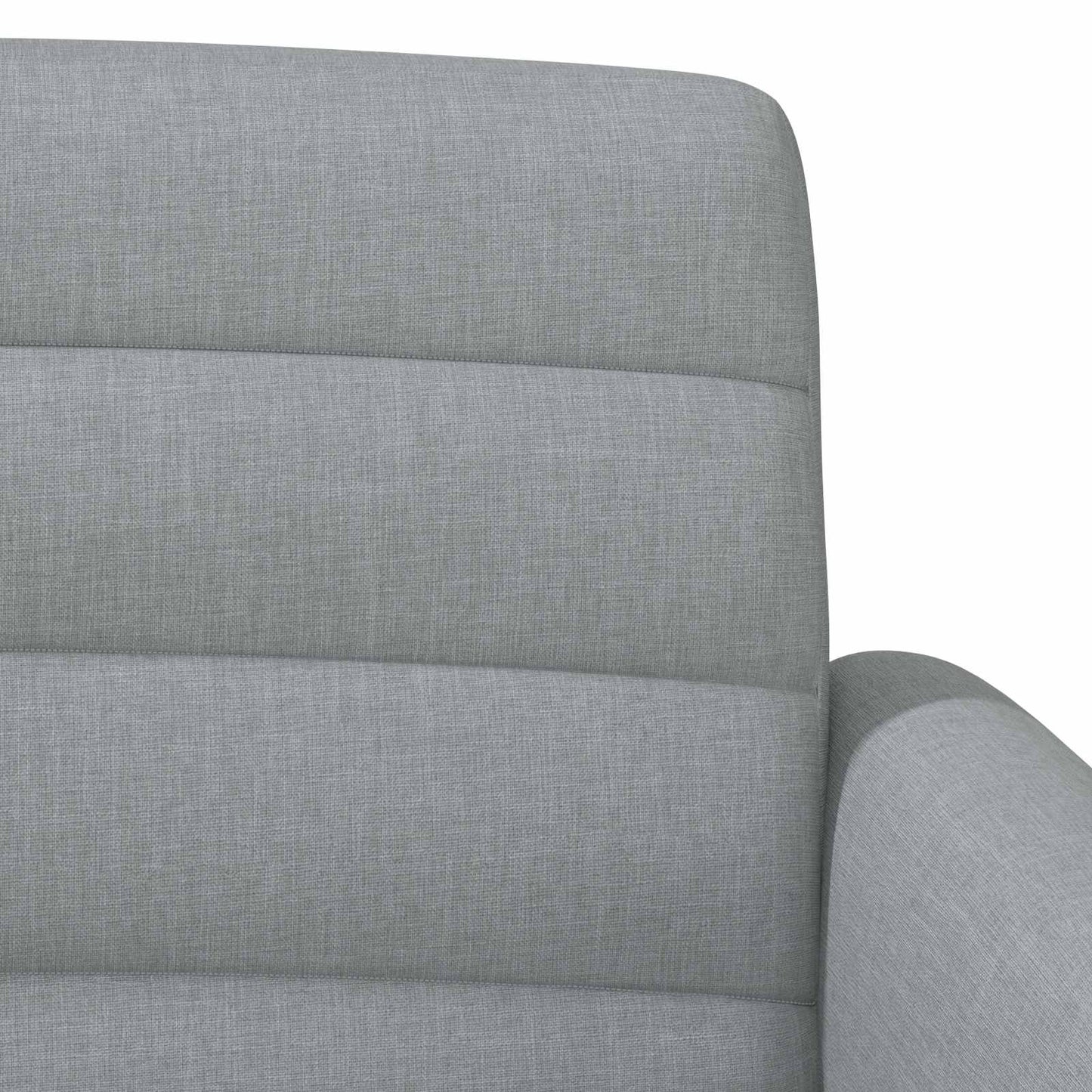 vidaXL Love seat με κουμπιά Ανοιχτό γκρι 116 x 67 x 80 εκ. Ύφασμα