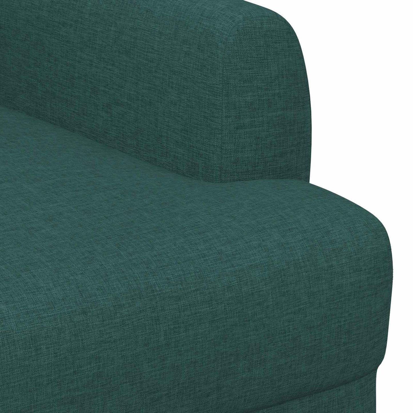 vidaXL Love seat με κουμπιά Σκούρο Πράσινο 116 x 67 x 80 εκ. Ύφασμα