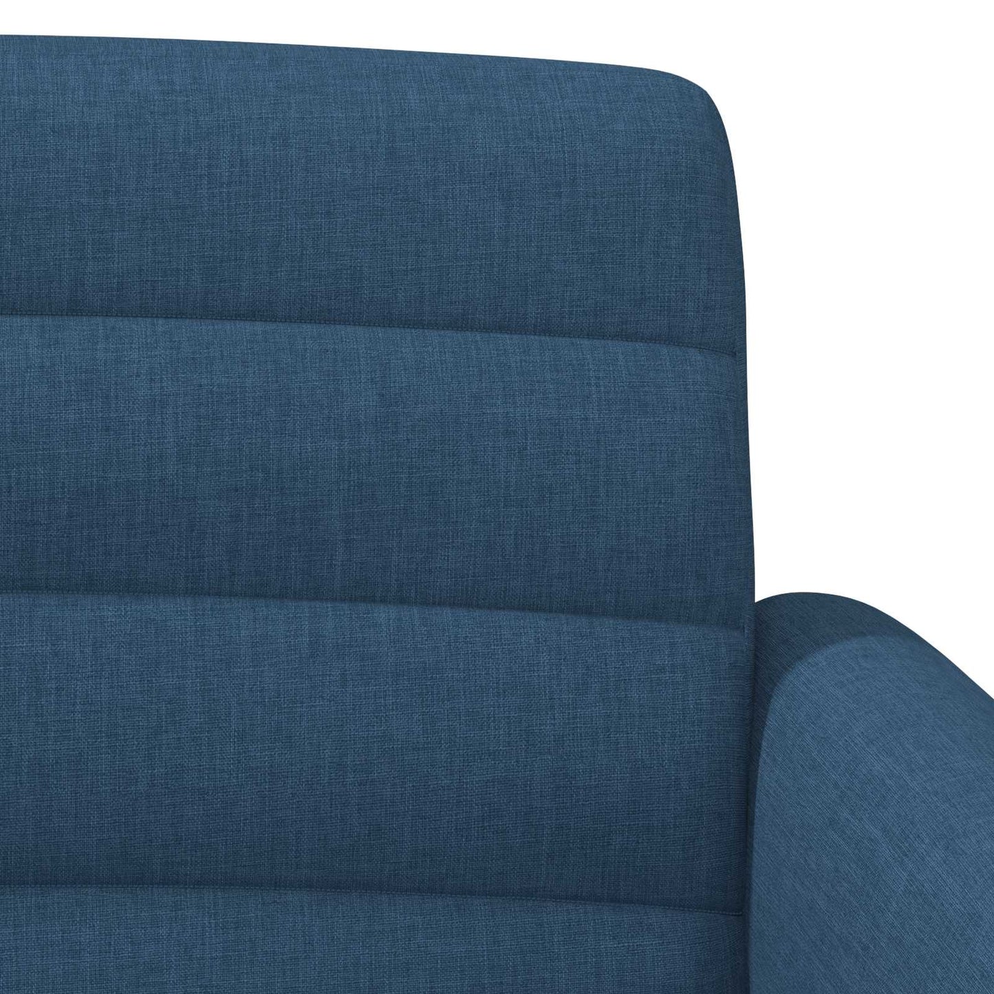 vidaXL Love seat με κουμπιά Μπλε 116 x 67 x 80 εκ. Ύφασμα