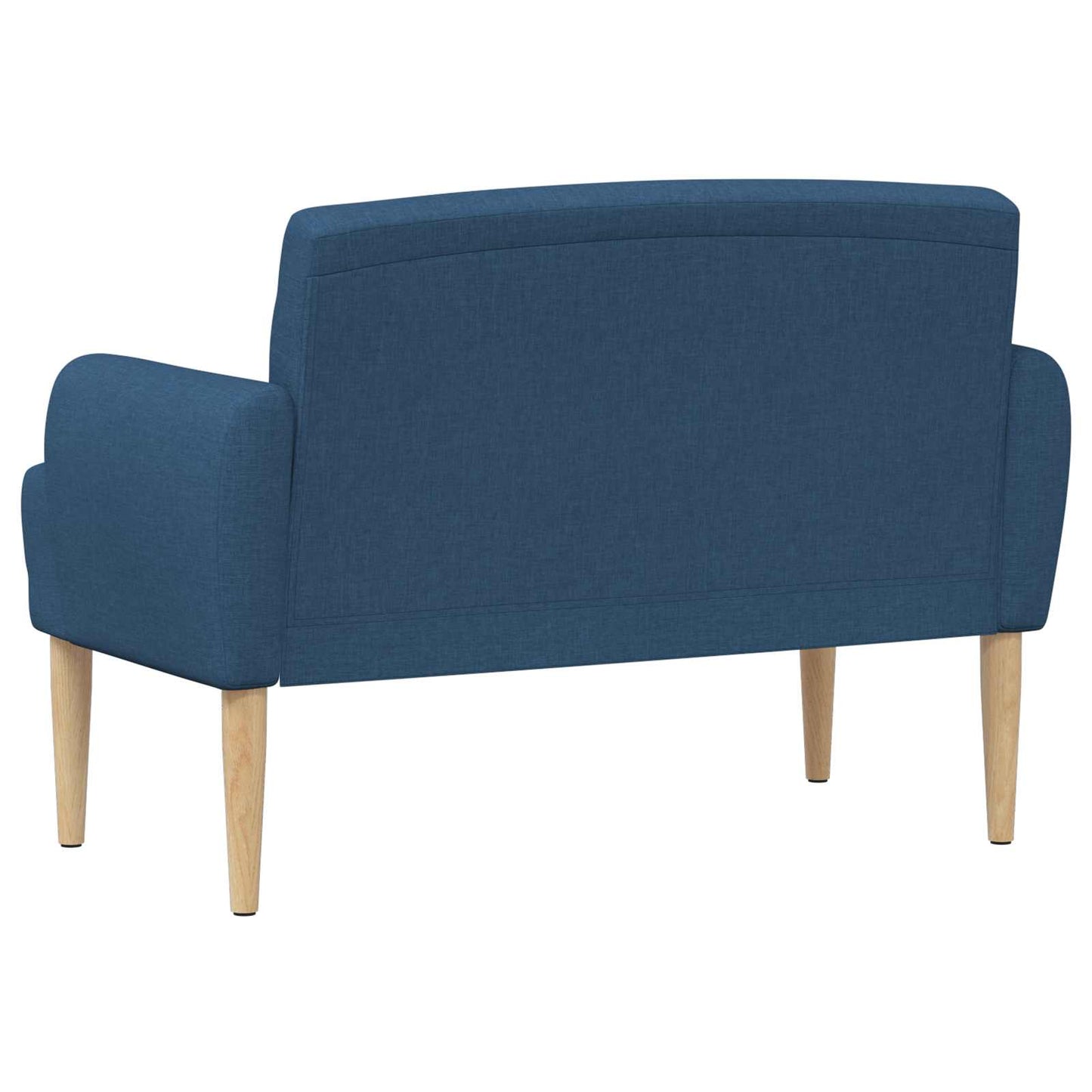 vidaXL Love seat με κουμπιά Μπλε 116 x 67 x 80 εκ. Ύφασμα