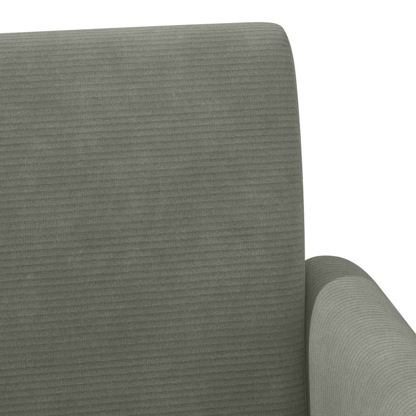 vidaXL Love seat με κουμπιά Ανοιχτό γκρι 116 x 67 x 81 εκ