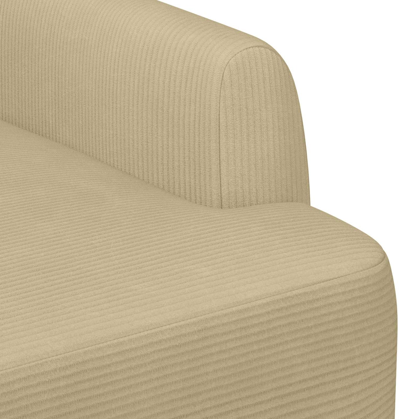 vidaXL Love seat με κουμπιά Ανοιχτό Πράσινο Γκρι 116 x 67 x 81 εκ
