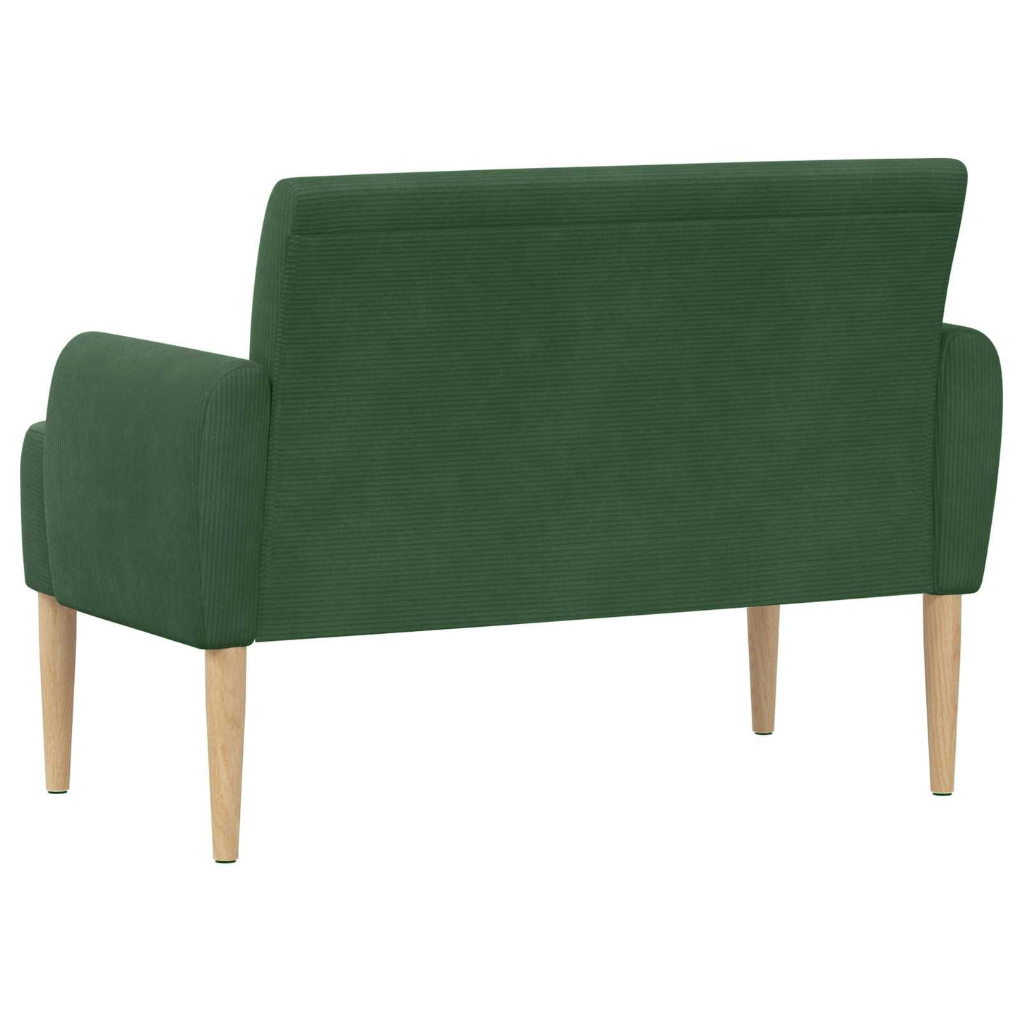 vidaXL Love seat με κουμπιά Τζαγκουάρ Πράσινο 116 x 67 x 81 εκ