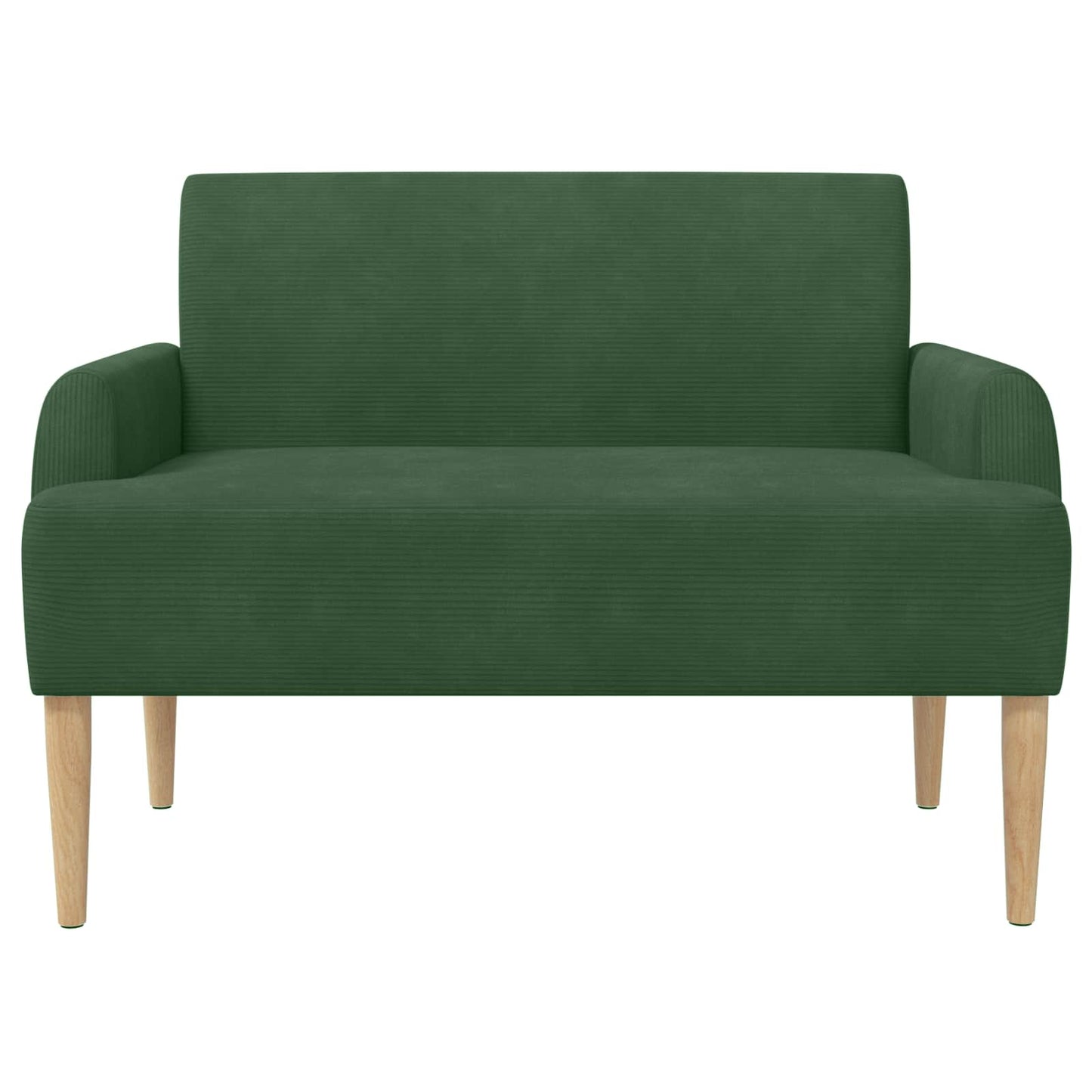 vidaXL Love seat με κουμπιά Τζαγκουάρ Πράσινο 116 x 67 x 81 εκ