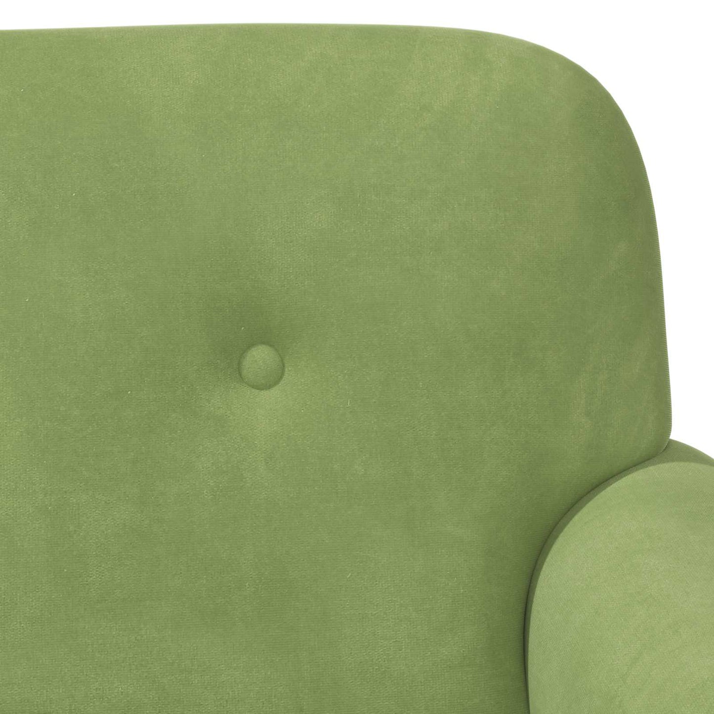 vidaXL Love seat με κουμπιά Ανοιχτό Πράσινο 120 x 66 x 78 εκ. Βελούδο