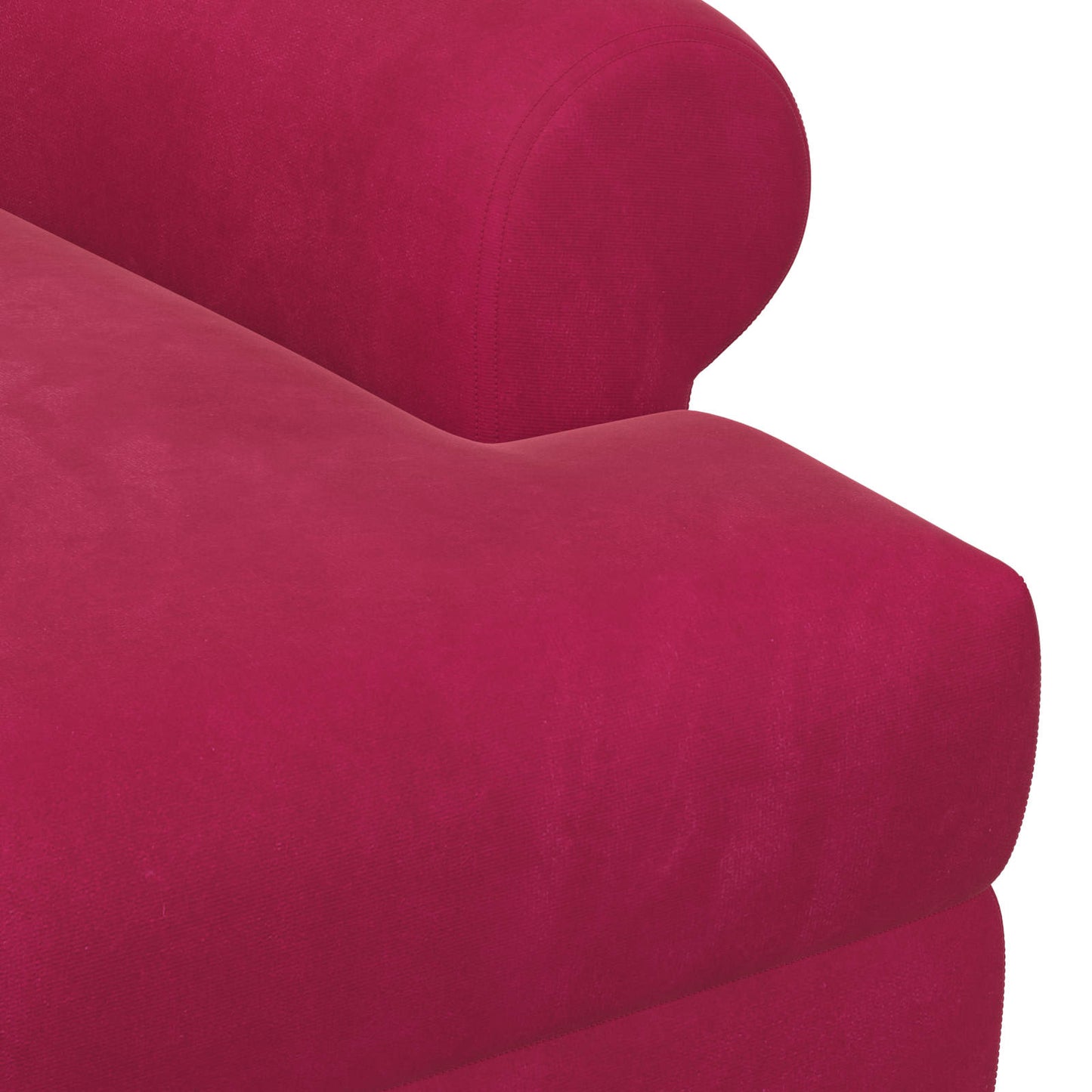 vidaXL Love seat με κουμπιά Κόκκινο 120 x 66 x 78 εκ. Βελούδο