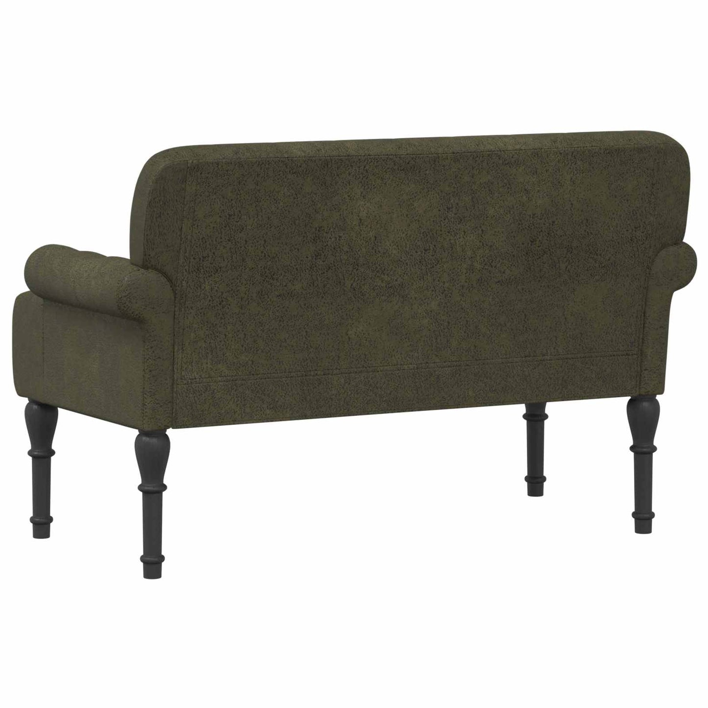 vidaXL Love seat με κουμπιά Στρατιωτικό Πράσινο 120 x 65 x 78 εκ