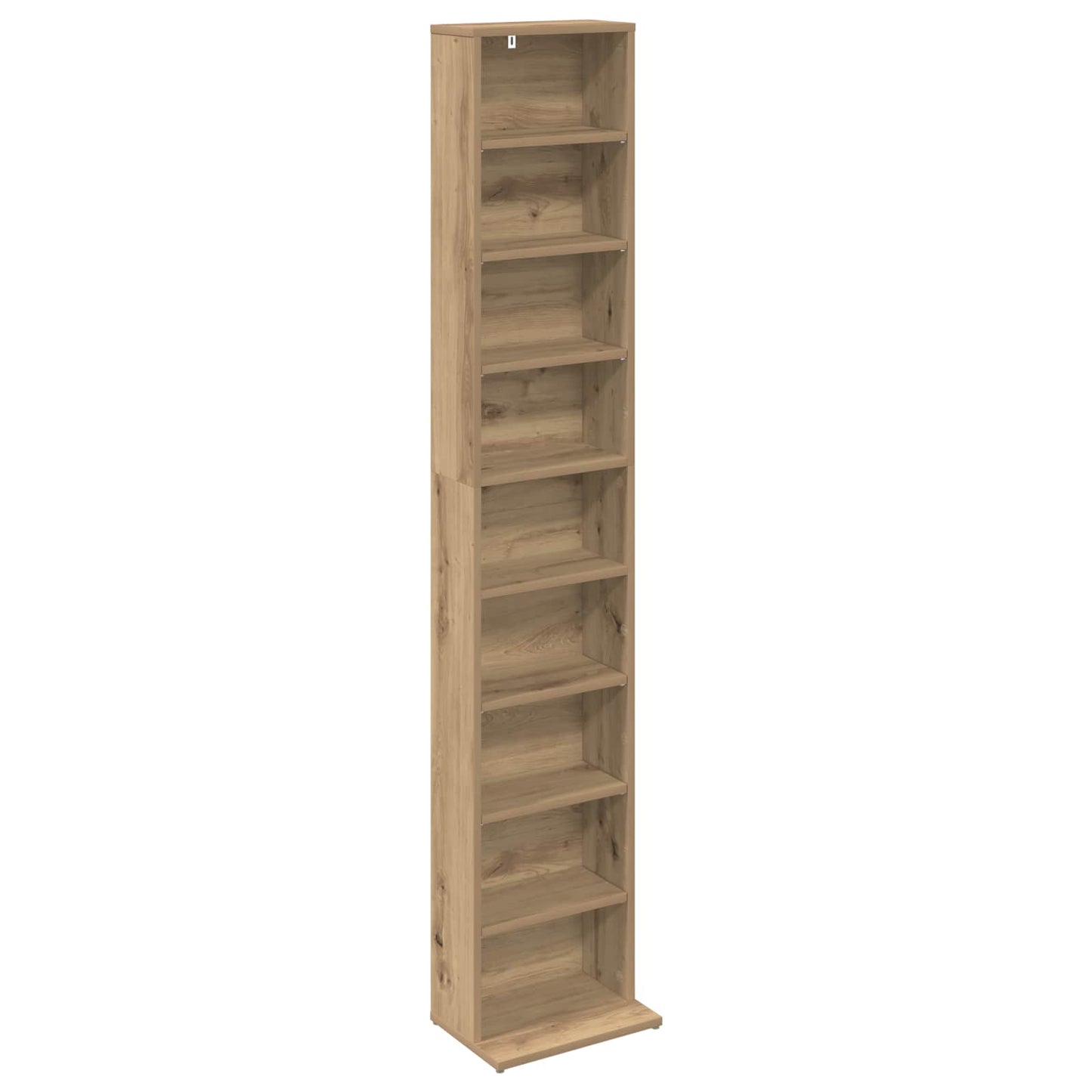 vidaXL Ντουλάπα CD Artisan Δρυς 33 x 23,5 x 175 εκ. Επεξεργασμένο Ξύλο