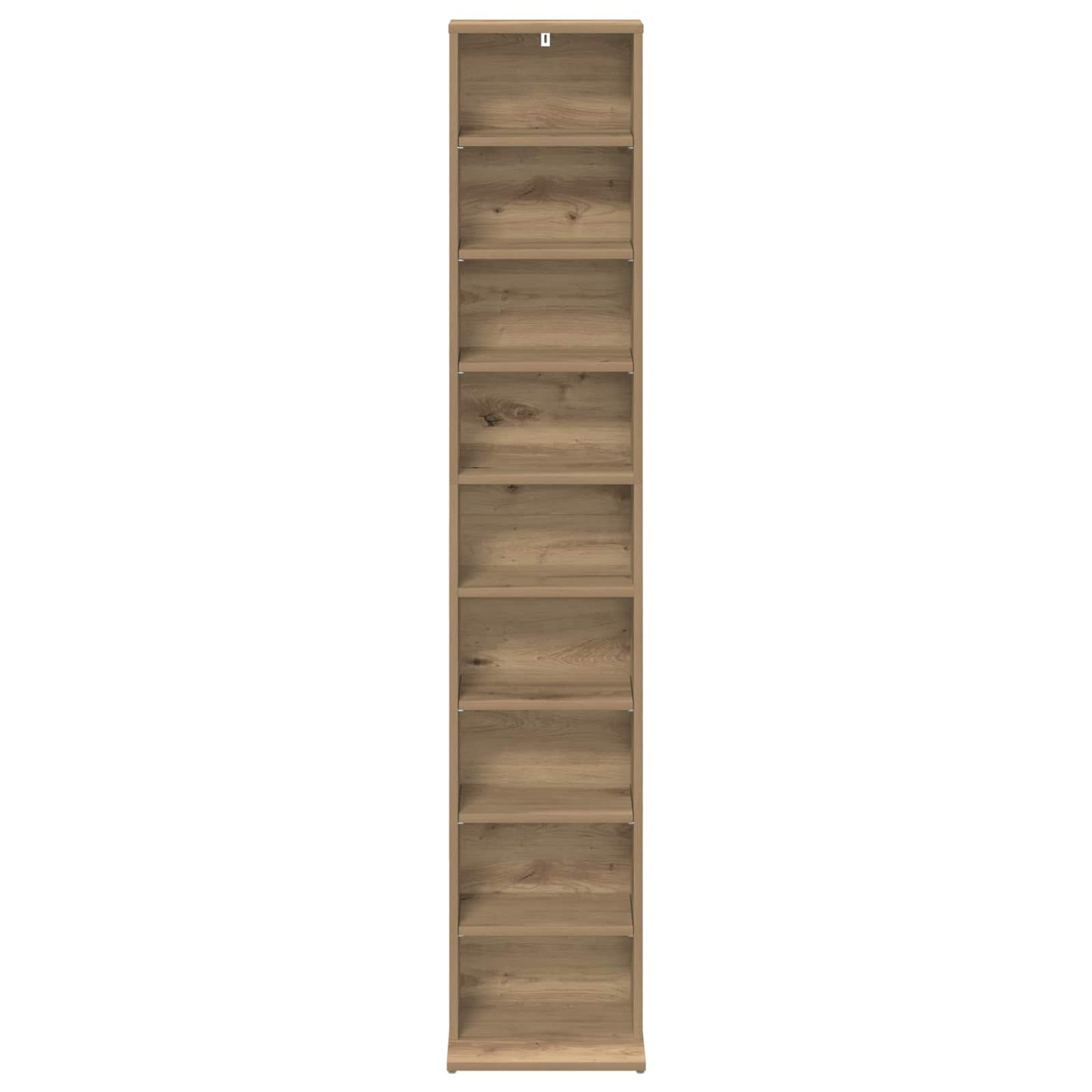 vidaXL Ντουλάπα CD Artisan Δρυς 33 x 23,5 x 175 εκ. Επεξεργασμένο Ξύλο