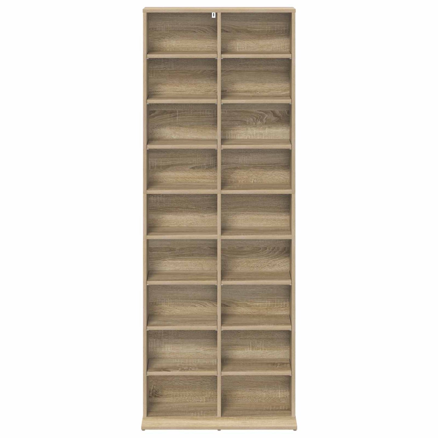 vidaXL Ντουλάπα CD Sonoma Δρυς 65 x 23,5 x 175 εκ. Επεξεργασμένο Ξύλο