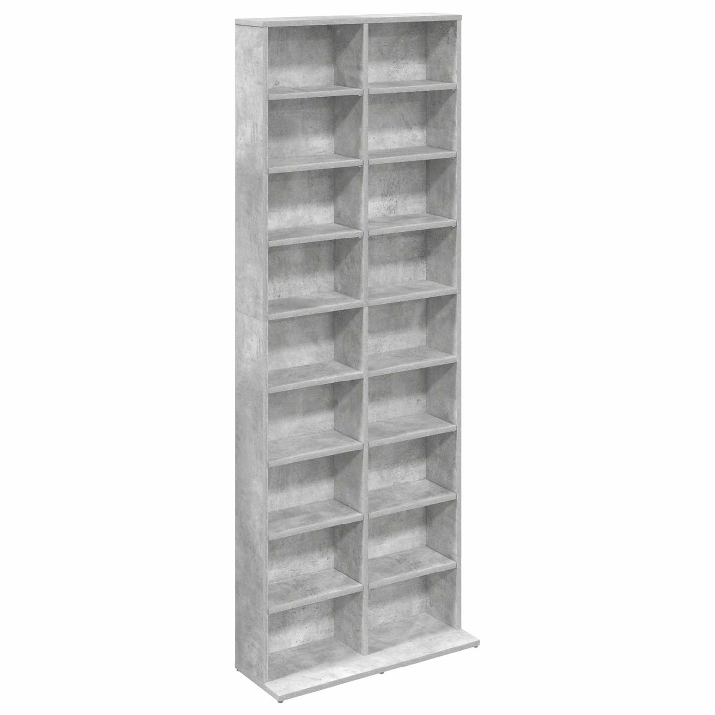 vidaXL Ντουλάπα CD Γκρι Σκυροδέματος 65 x 23,5 x 175 εκ.