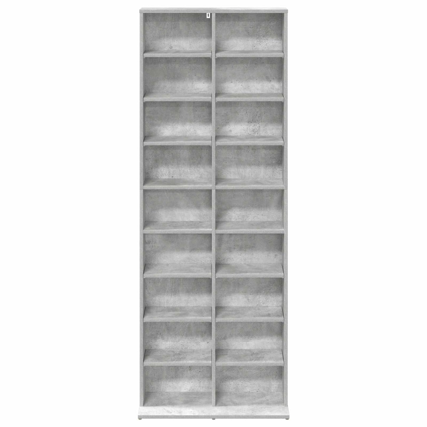 vidaXL Ντουλάπα CD Γκρι Σκυροδέματος 65 x 23,5 x 175 εκ.
