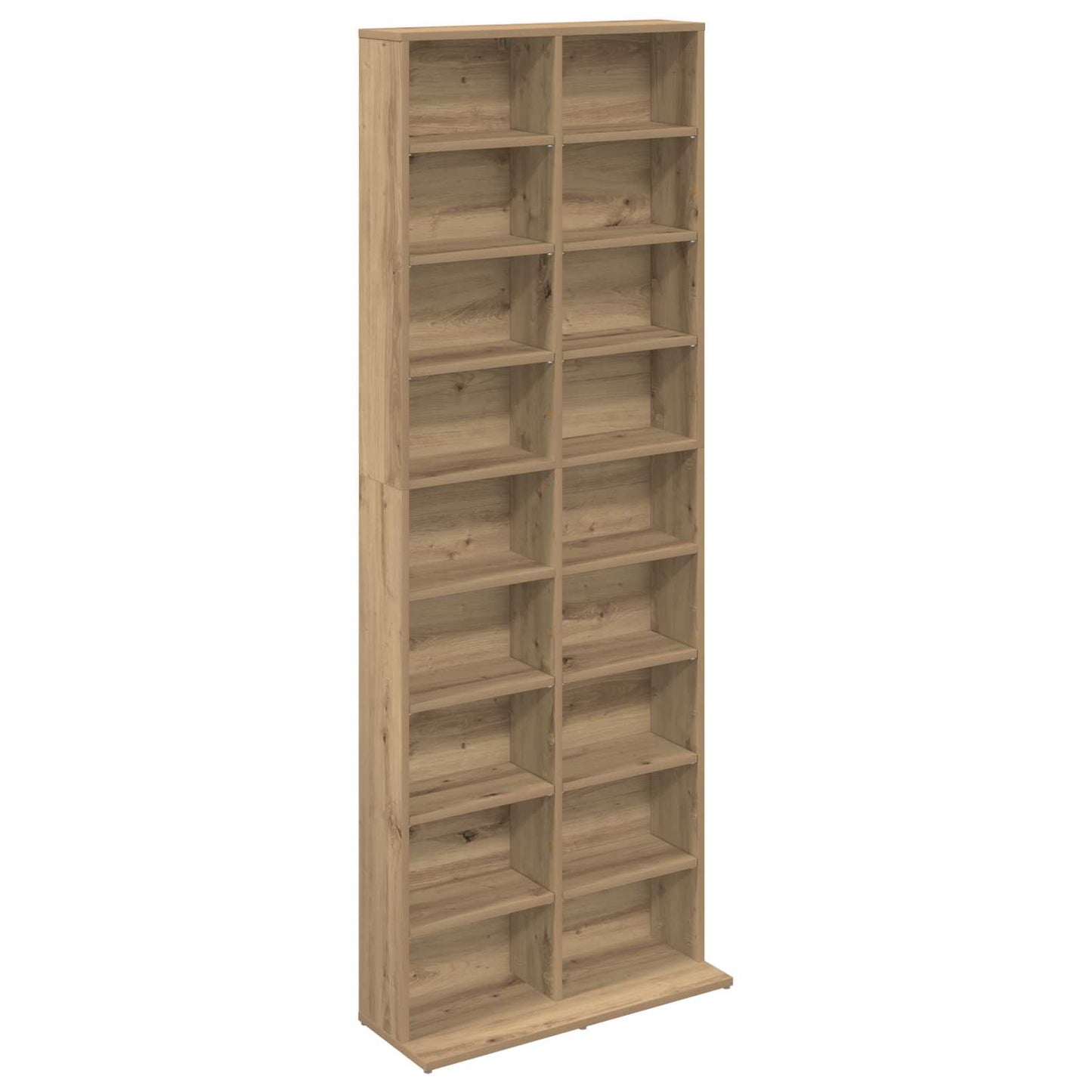 vidaXL Ντουλάπα CD Artisan Δρυς 65 x 23,5 x 175 εκ. Επεξεργασμένο Ξύλο