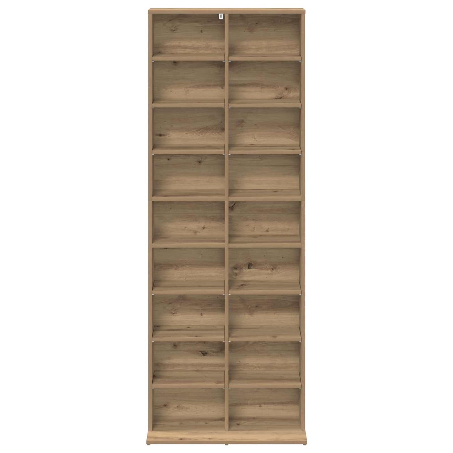 vidaXL Ντουλάπα CD Artisan Δρυς 65 x 23,5 x 175 εκ. Επεξεργασμένο Ξύλο