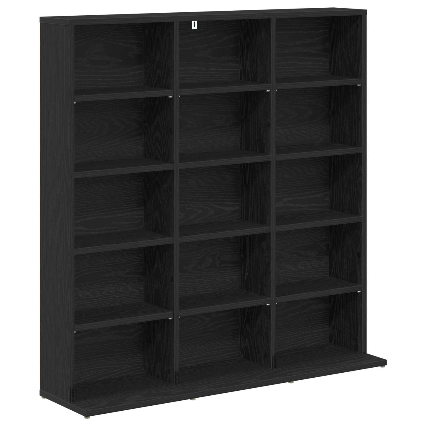 vidaXL Ντουλάπα CD Μαύρη Δρυς 96 x 23,5 x 97,5 εκ. Επεξεργασμένο Ξύλο
