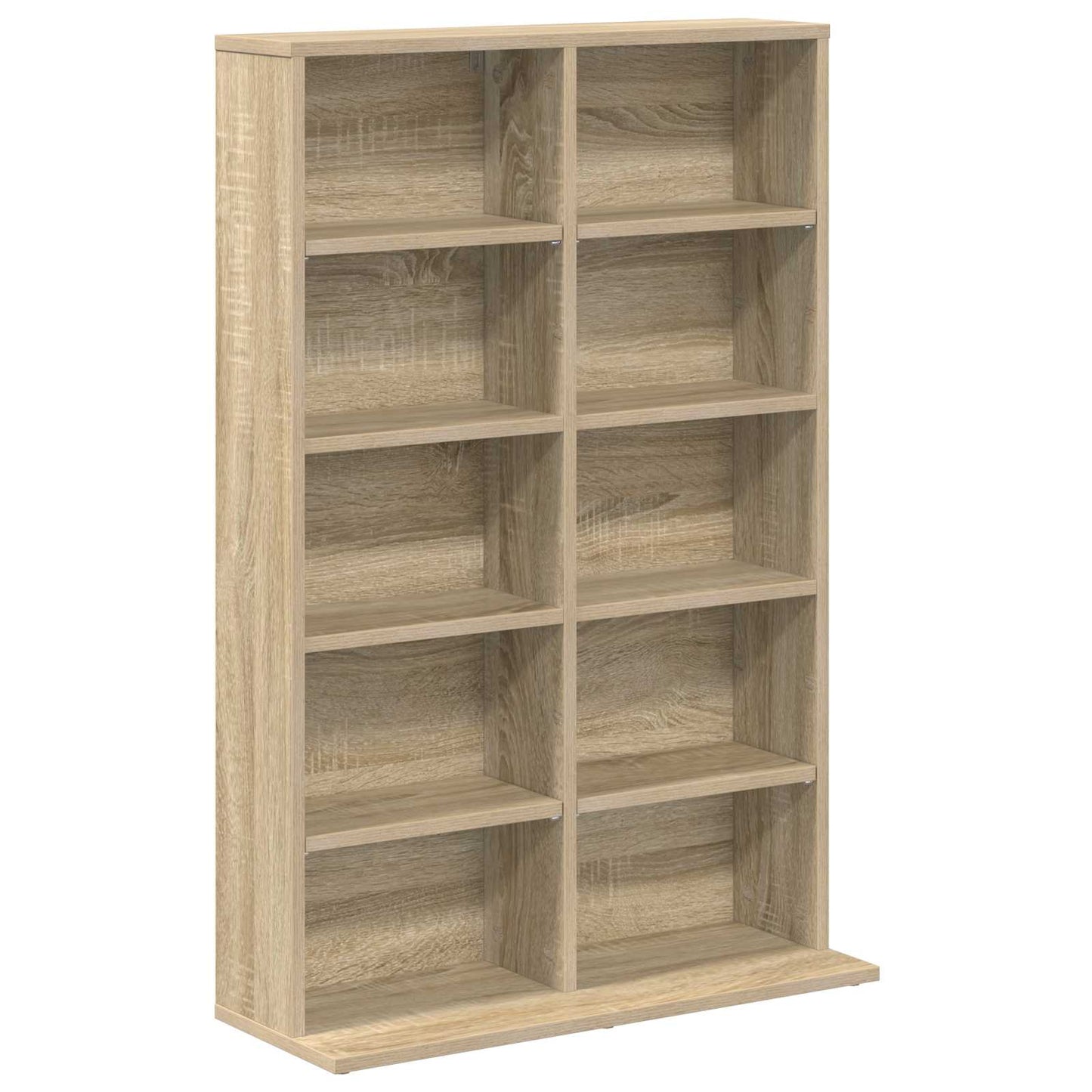 vidaXL Ντουλάπα CD 2 τμχ. Sonoma Δρυς 65 x 23,5 x 97,5 εκ.