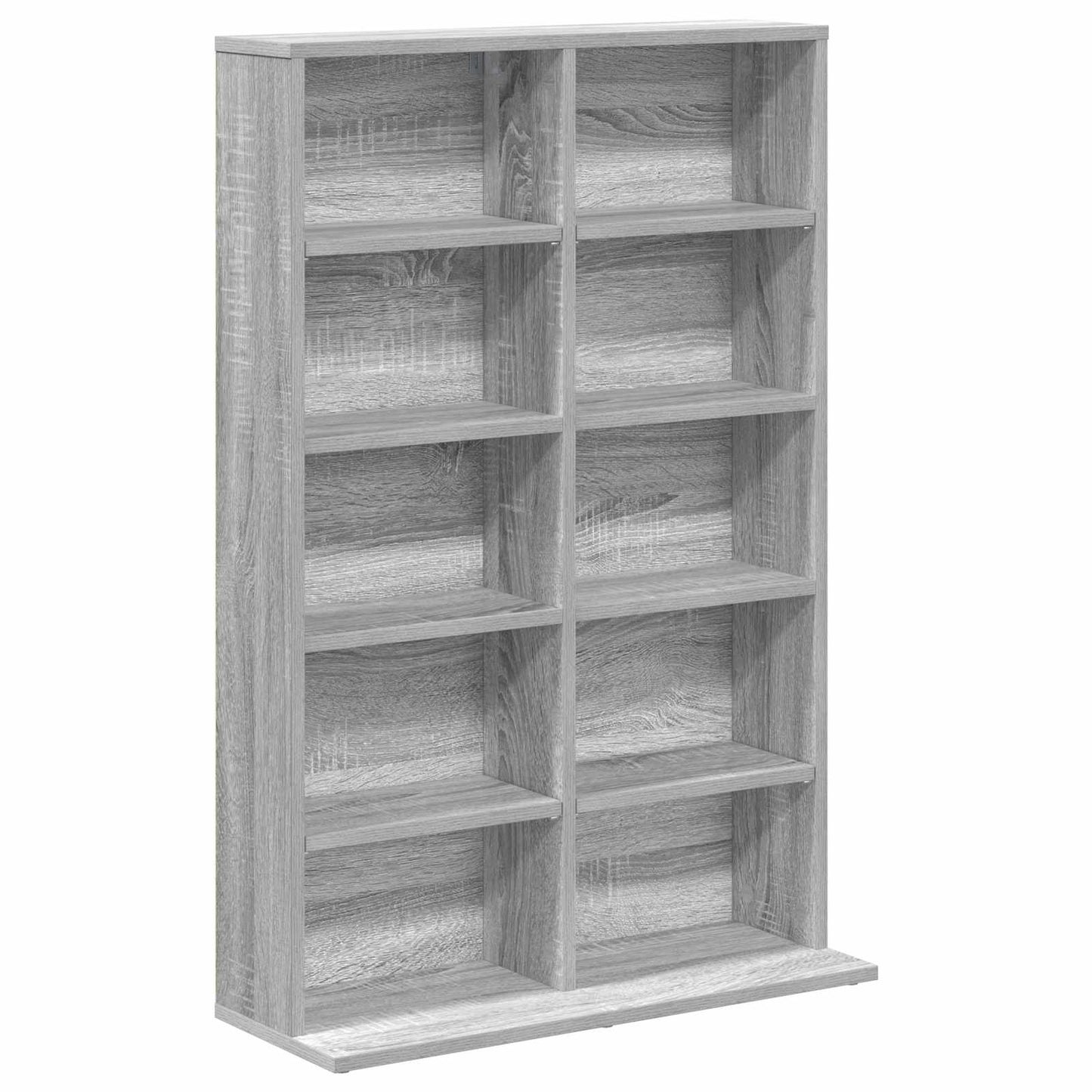 vidaXL Ντουλάπα CD 2 τμχ. Γκρι Sonoma 65 x 23,5 x 97,5 εκ.