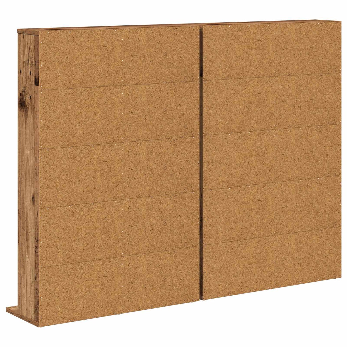 vidaXL Ντουλάπα CD 2 τμχ. Παλαιωμένο ξύλο 65 x 23,5 x 97,5 εκ.