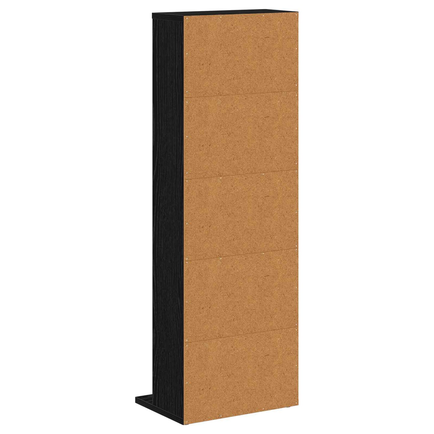 vidaXL Ντουλάπα CD Μαύρη Δρυς 33 x 23,5 x 97,5 εκ. Επεξεργασμένο Ξύλο