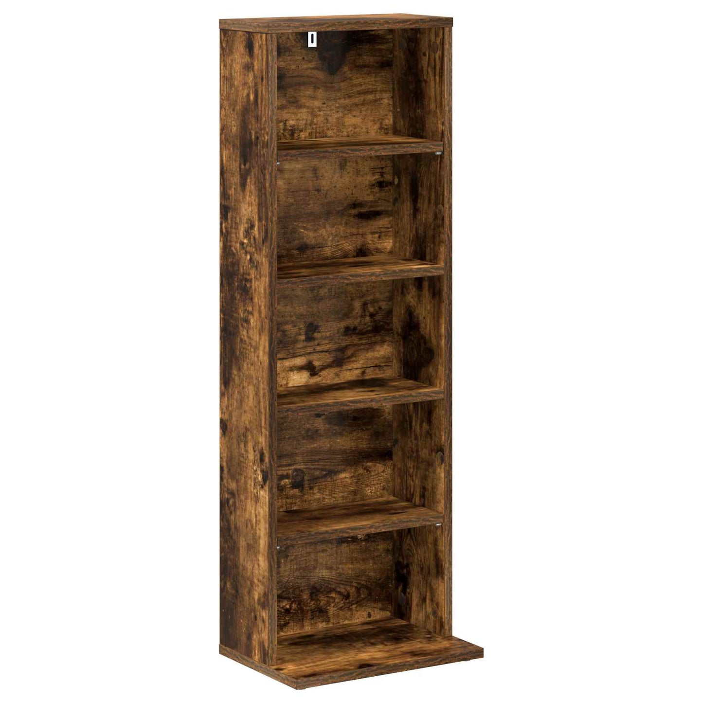 vidaXL Ντουλάπα CD Καπνισμένο Ξύλο Δρυός 33 x 23,5 x 97,5 εκ.