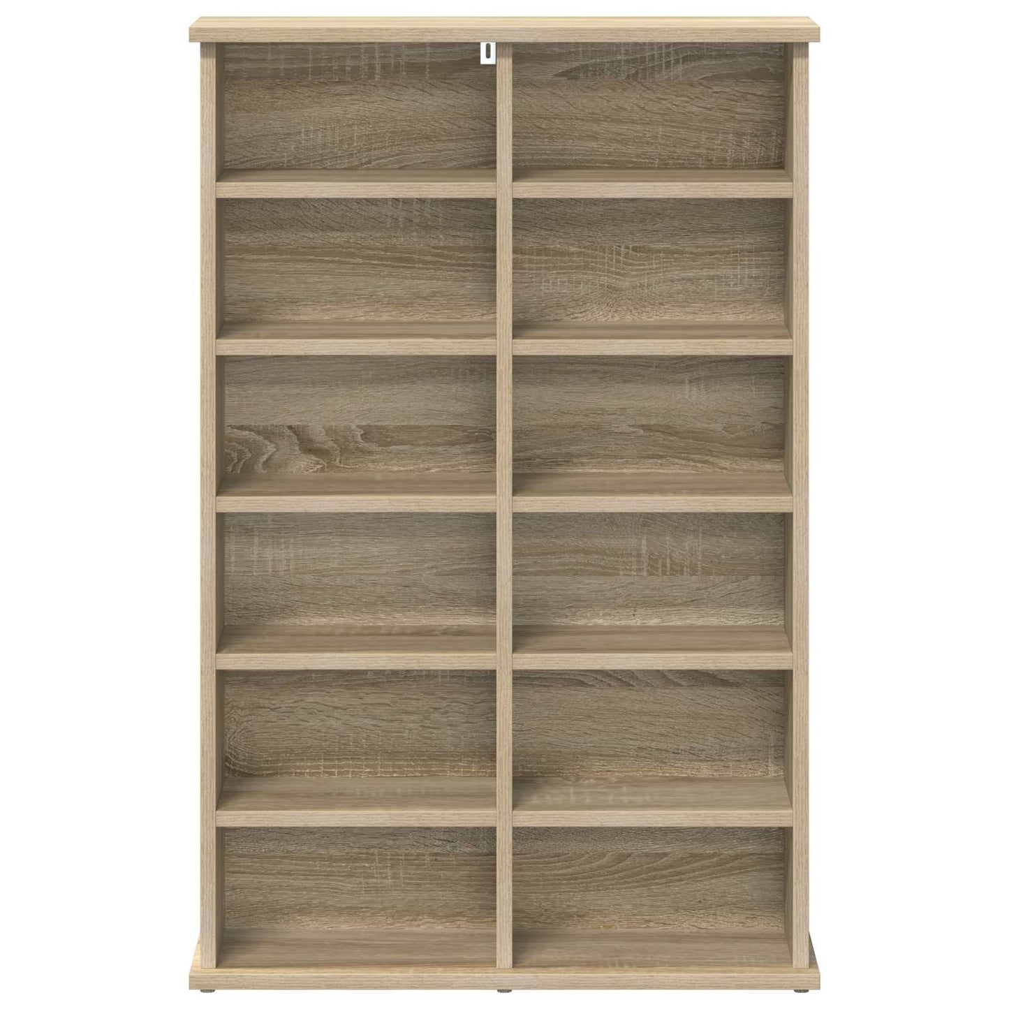 vidaXL Ντουλάπα CD Sonoma Δρυς 60 x 17 x 92 εκ. Επεξεργασμένο Ξύλο