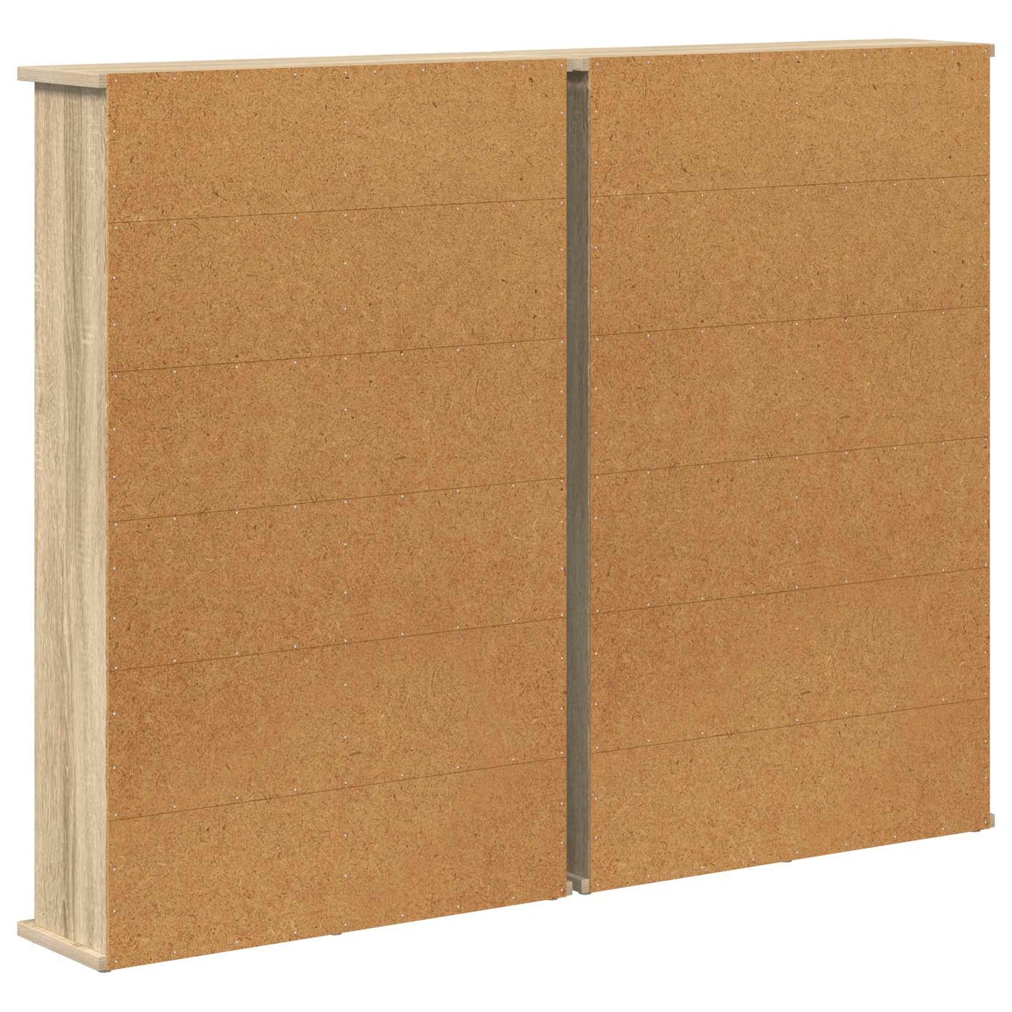 vidaXL Ντουλάπα CD 2 τμχ. Sonoma Δρυς 60 x 17 x 92 εκ.