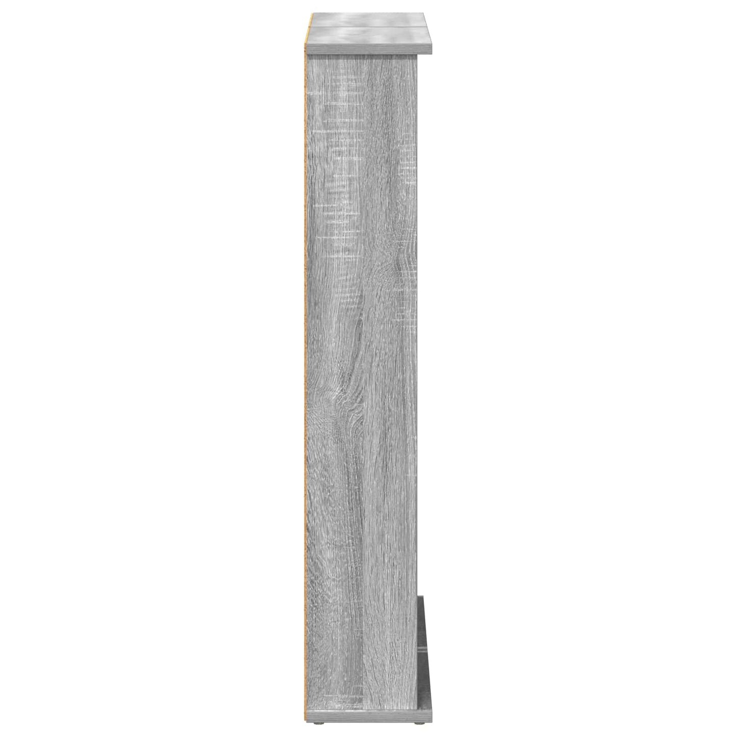 vidaXL Ντουλάπα CD Γκρι Sonoma 60 x 17 x 92 εκ. Επεξεργασμένο Ξύλο