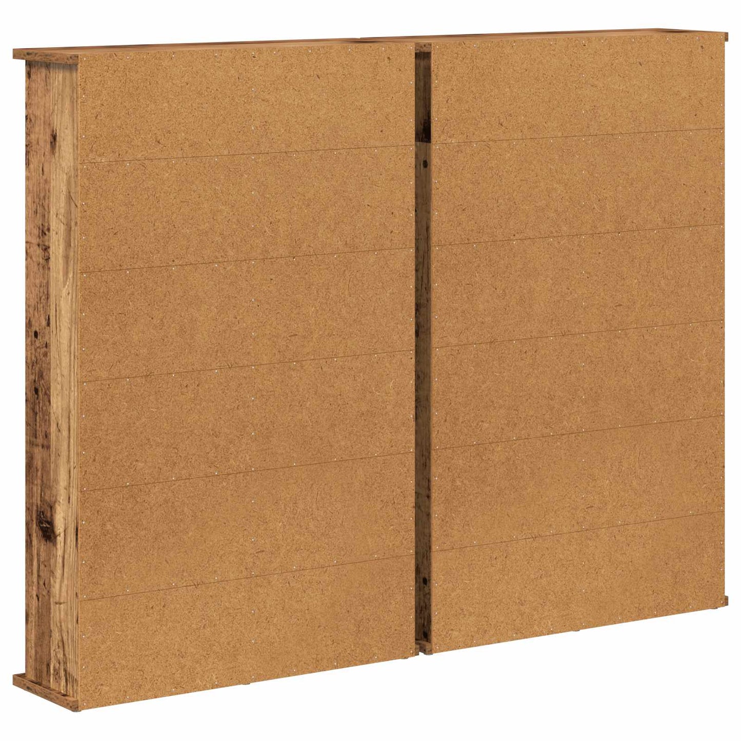 vidaXL Ντουλάπα CD 2 τμχ. Παλαιωμένο ξύλο 60 x 17 x 92 εκ.