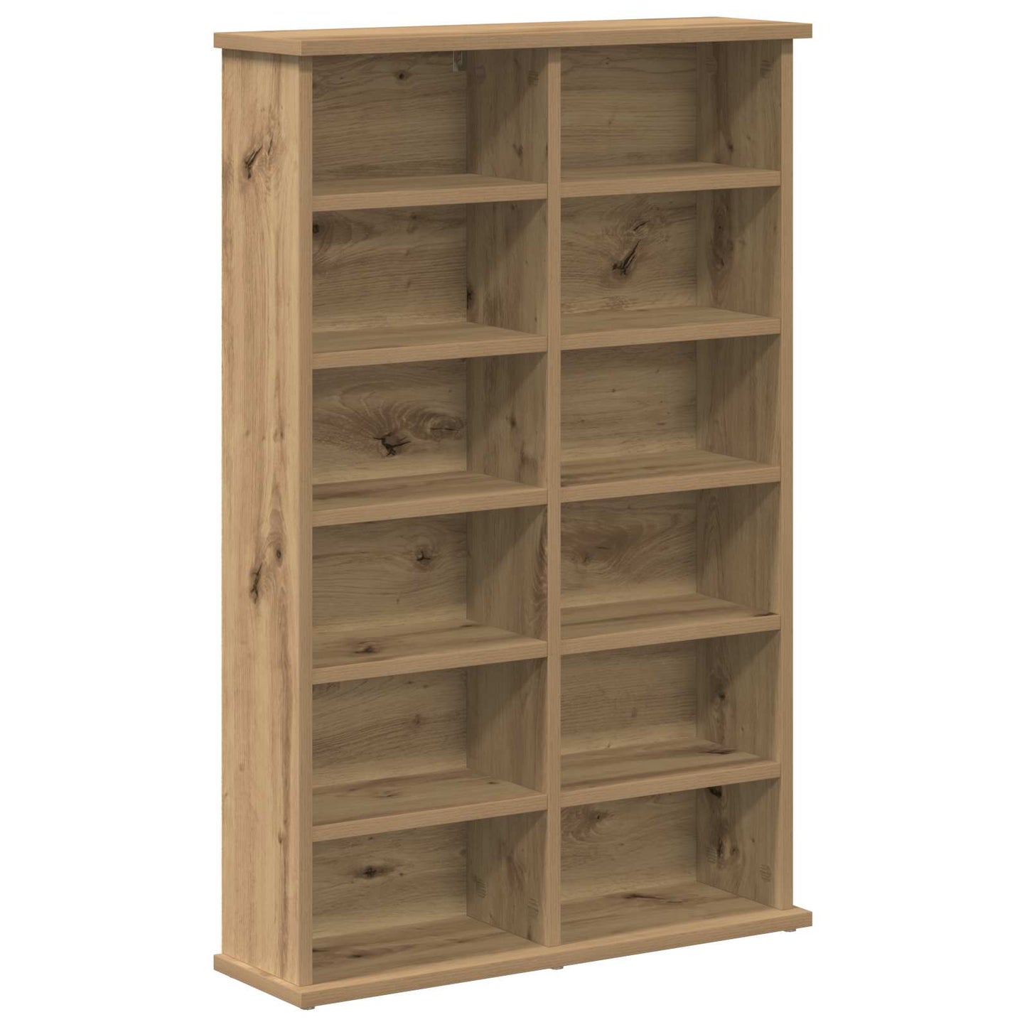 vidaXL Ντουλάπα CD 2 τμχ. Artisan Δρυς 60 x 17 x 92 εκ.