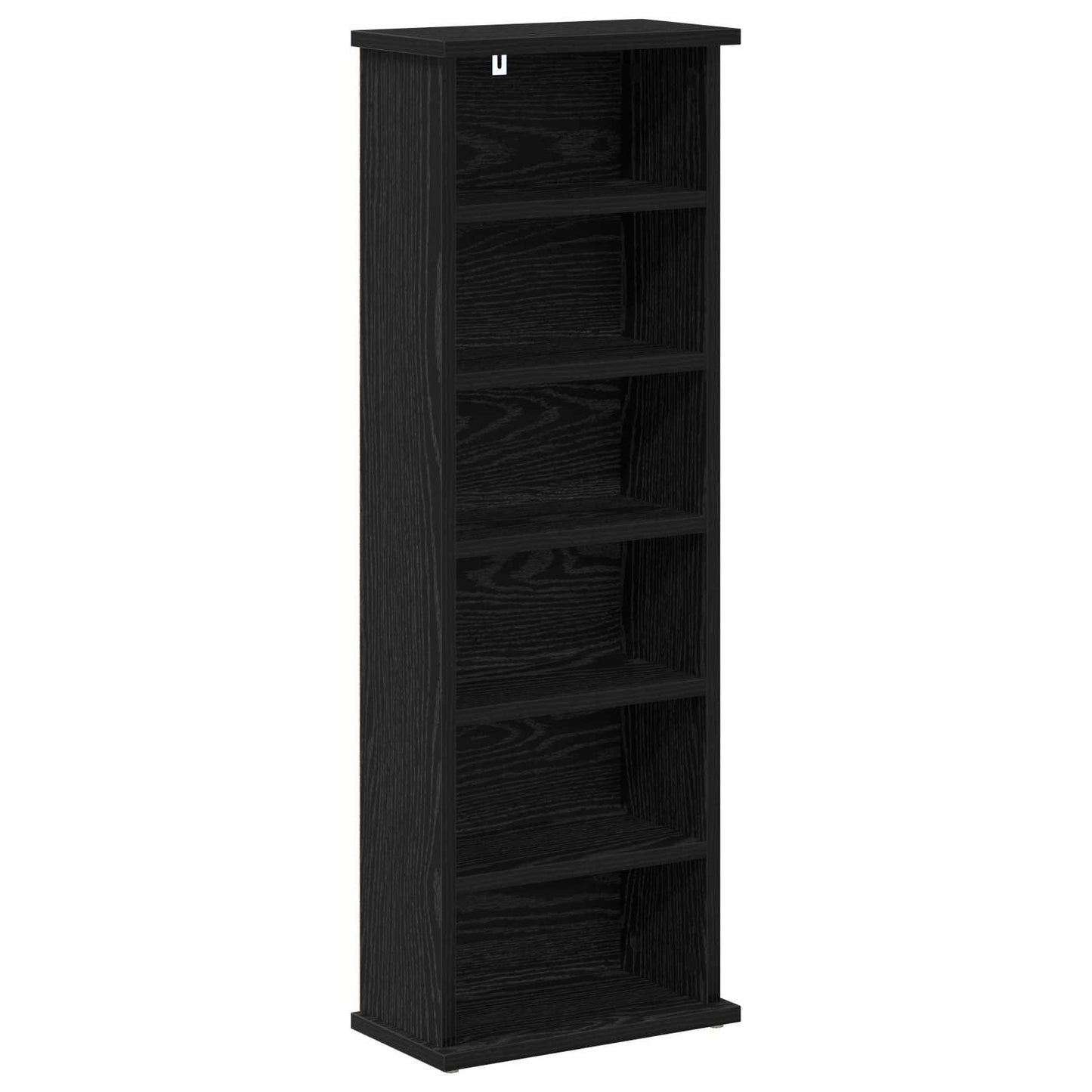 vidaXL Ντουλάπα CD 2 τμχ. Μαύρη Δρυς 60 x 17 x 92 εκ.