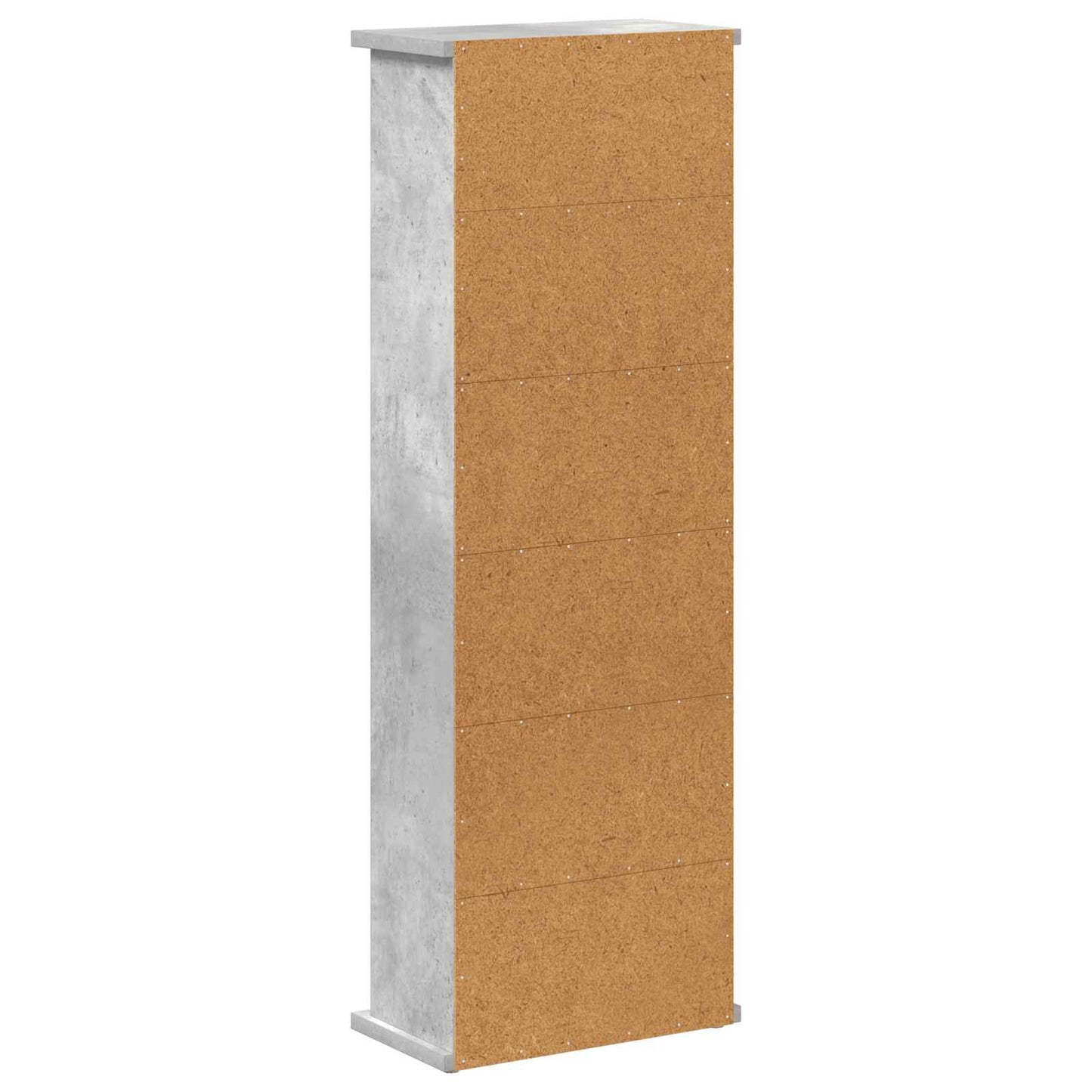vidaXL Ντουλάπα CD Γκρι Σκυροδέματος 60 x 17 x 92 εκ.