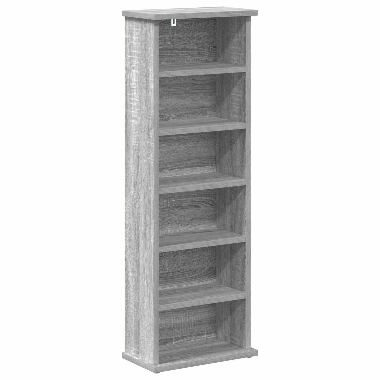vidaXL Ντουλάπα CD Γκρι Sonoma 60 x 17 x 92 εκ. Επεξεργασμένο Ξύλο