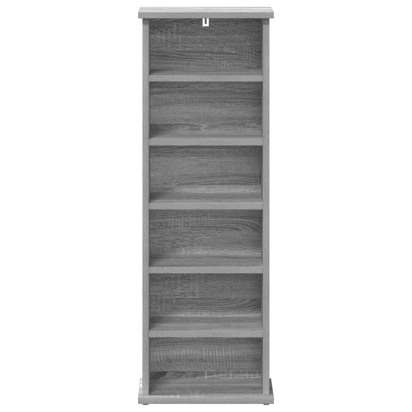 vidaXL Ντουλάπα CD Γκρι Sonoma 60 x 17 x 92 εκ. Επεξεργασμένο Ξύλο