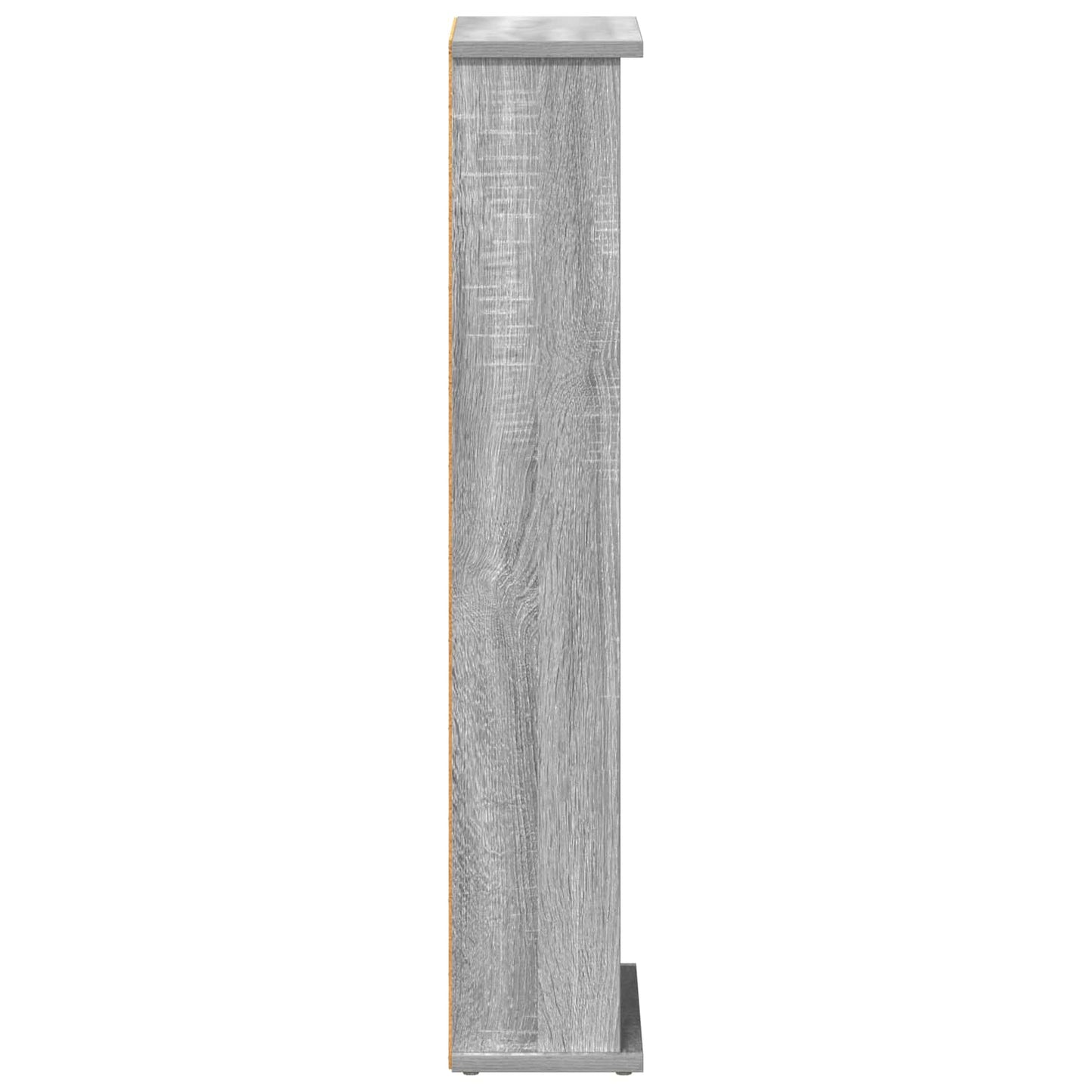 vidaXL Ντουλάπα CD Γκρι Sonoma 60 x 17 x 92 εκ. Επεξεργασμένο Ξύλο