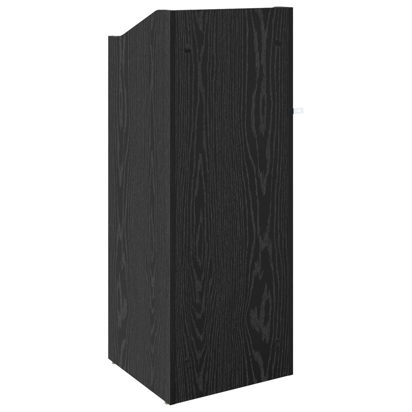 vidaXL Ντουλάπι δίσκων βινυλίου Μαύρη Δρυς 36 x 36 x 95,5 εκ