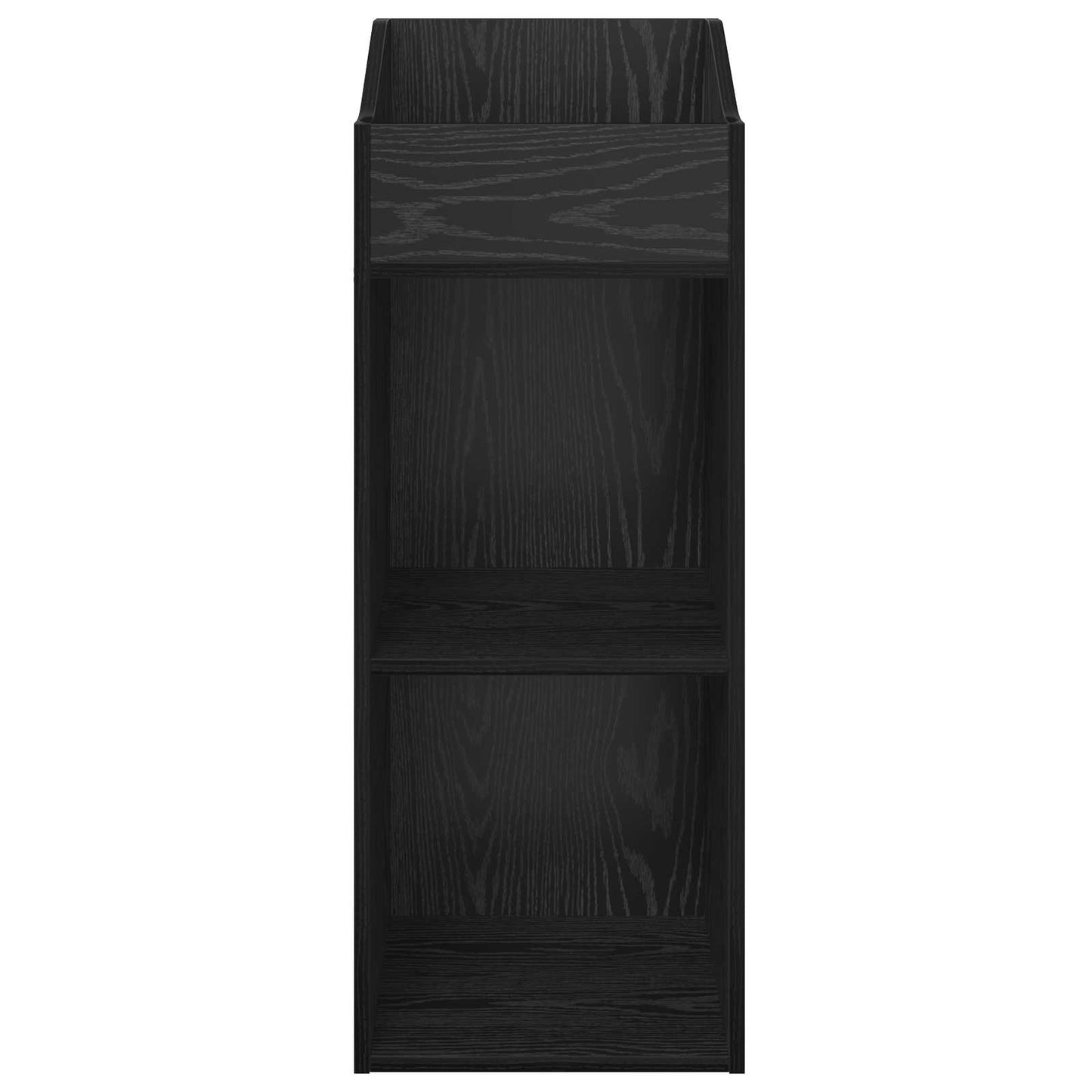 vidaXL Ντουλάπι δίσκων βινυλίου Μαύρη Δρυς 36 x 36 x 95,5 εκ