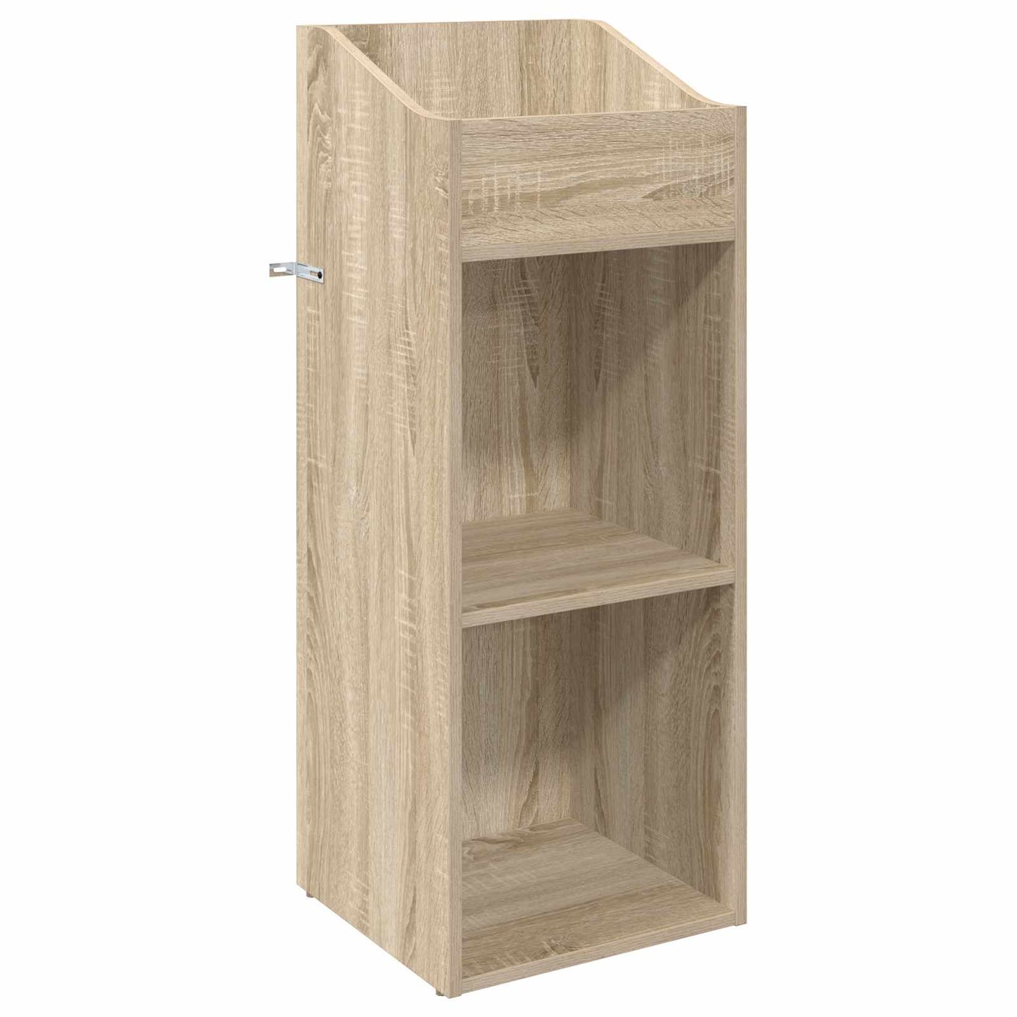 vidaXL Ντουλάπι δίσκων βινυλίου Sonoma Δρυς 36 x 36 x 95,5 εκ