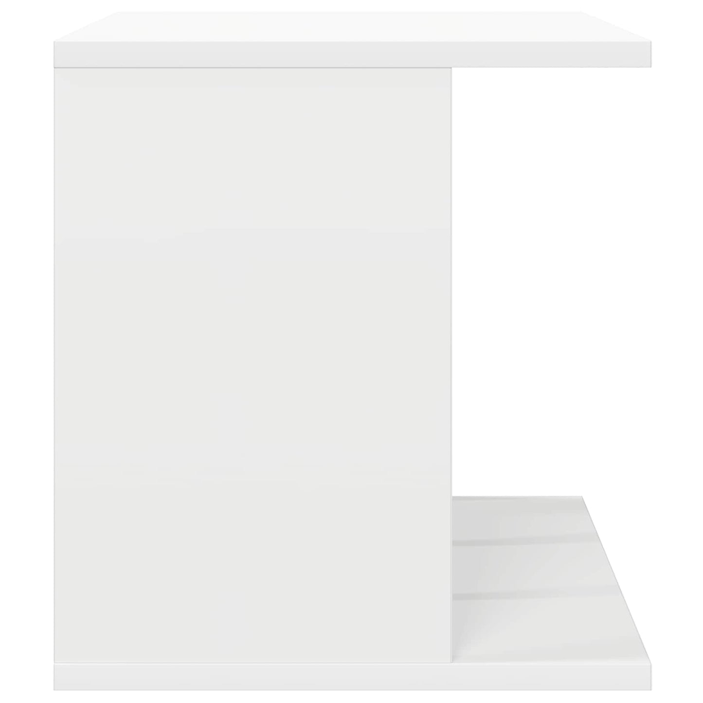 vidaXL Αποθήκευση Βινυλίου Λευκό 42 x 33 x 36 εκ. Επεξεργασμένο Ξύλο
