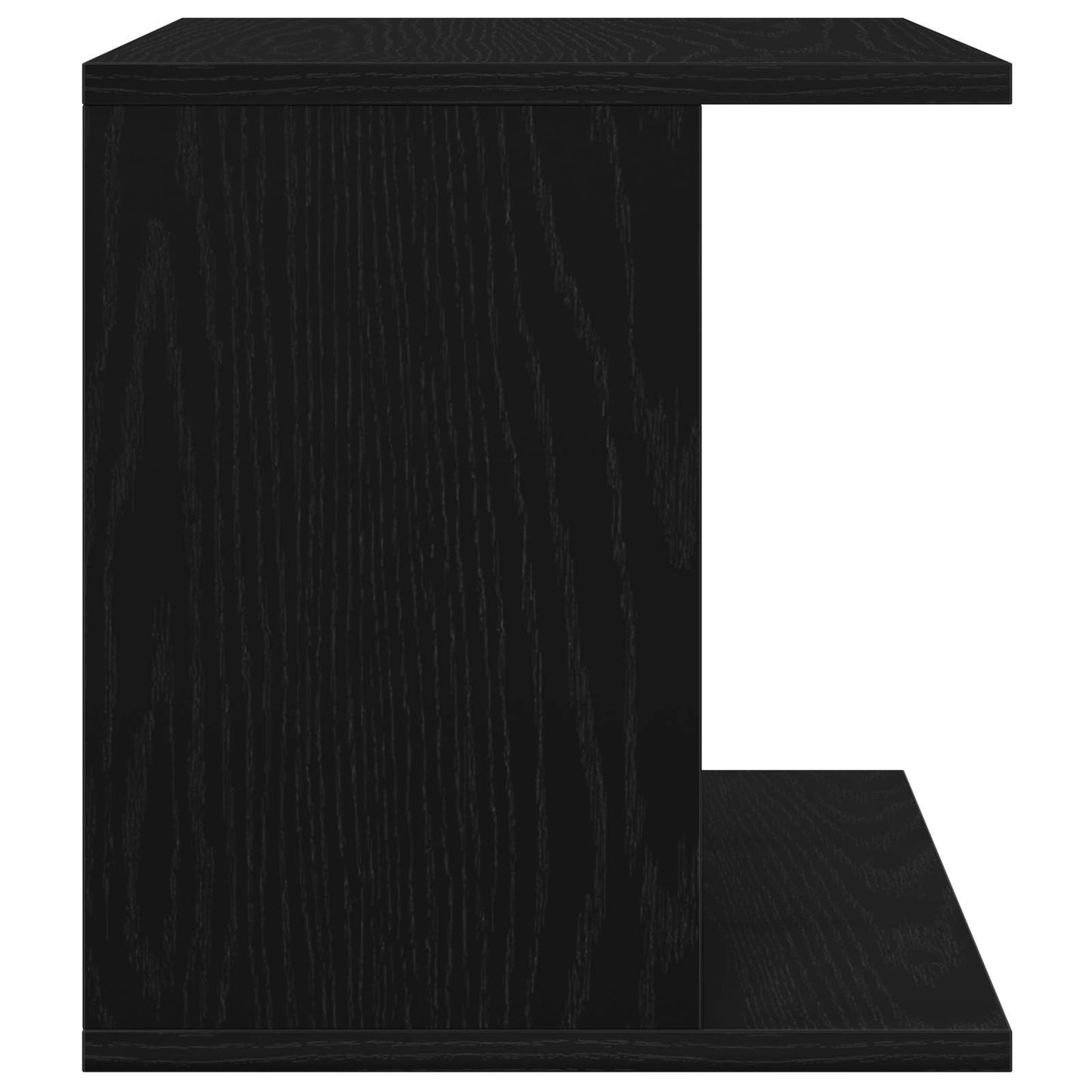 vidaXL Αποθήκευση Βινυλίου Μαύρη Δρυς 42 x 33 x 36 εκ.