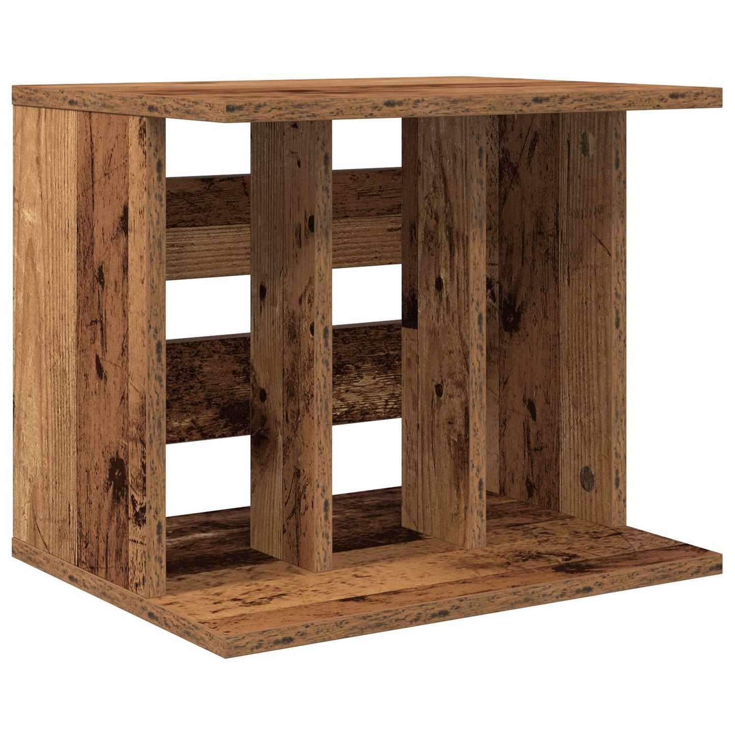 vidaXL Αποθήκευση Βινυλίου Παλαιωμένο ξύλο 42 x 33 x 36 εκ.