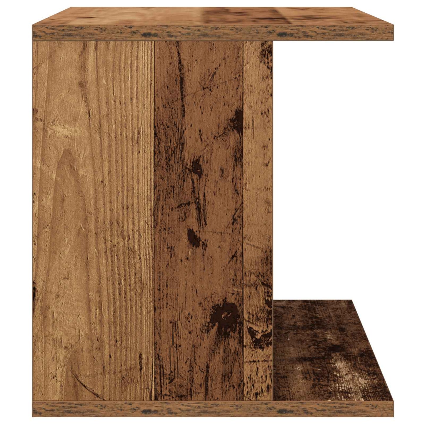 vidaXL Αποθήκευση Βινυλίου Παλαιωμένο ξύλο 42 x 33 x 36 εκ.