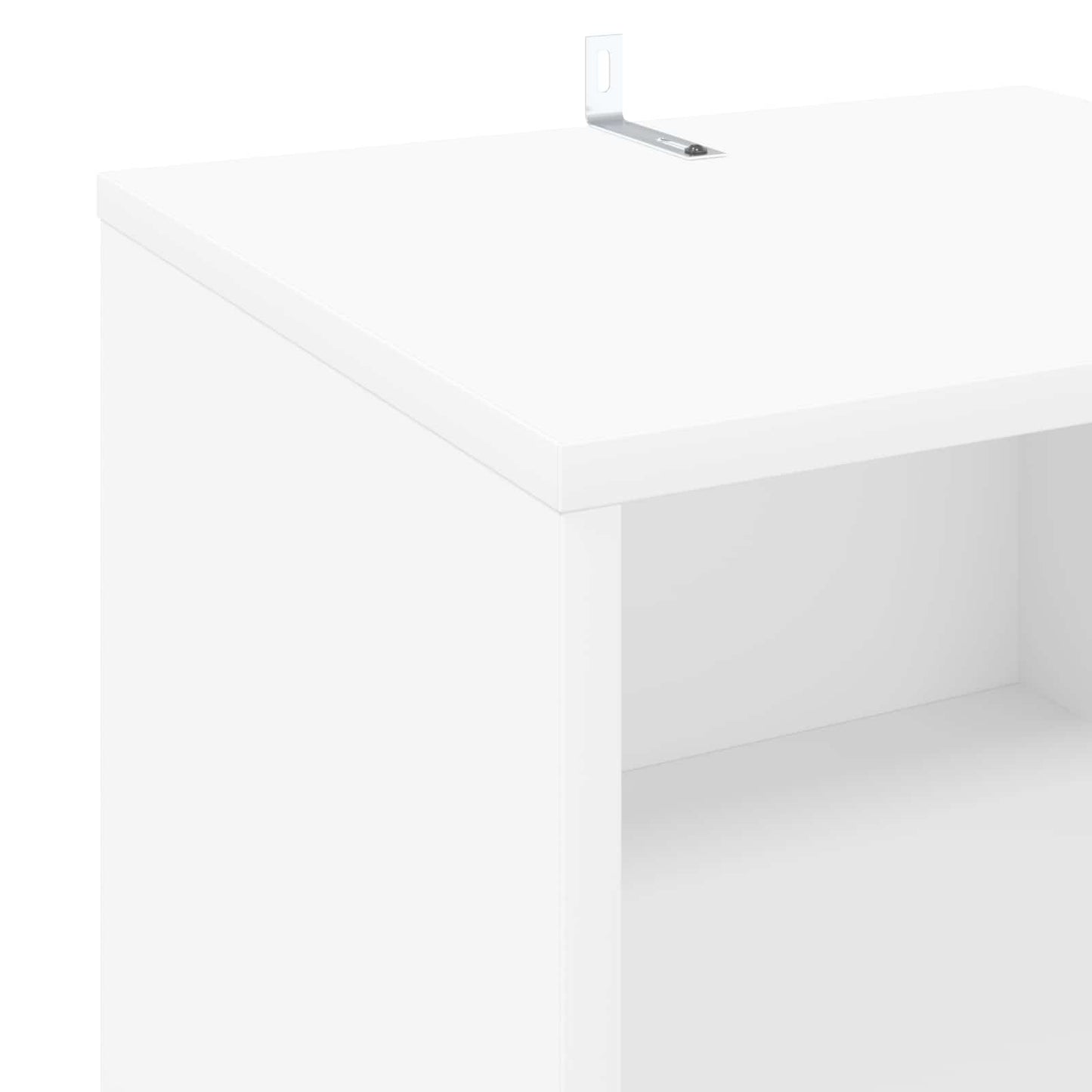 vidaXL Ντουλάπι δίσκων βινυλίου Λευκό 38 x 33 x 61 εκ