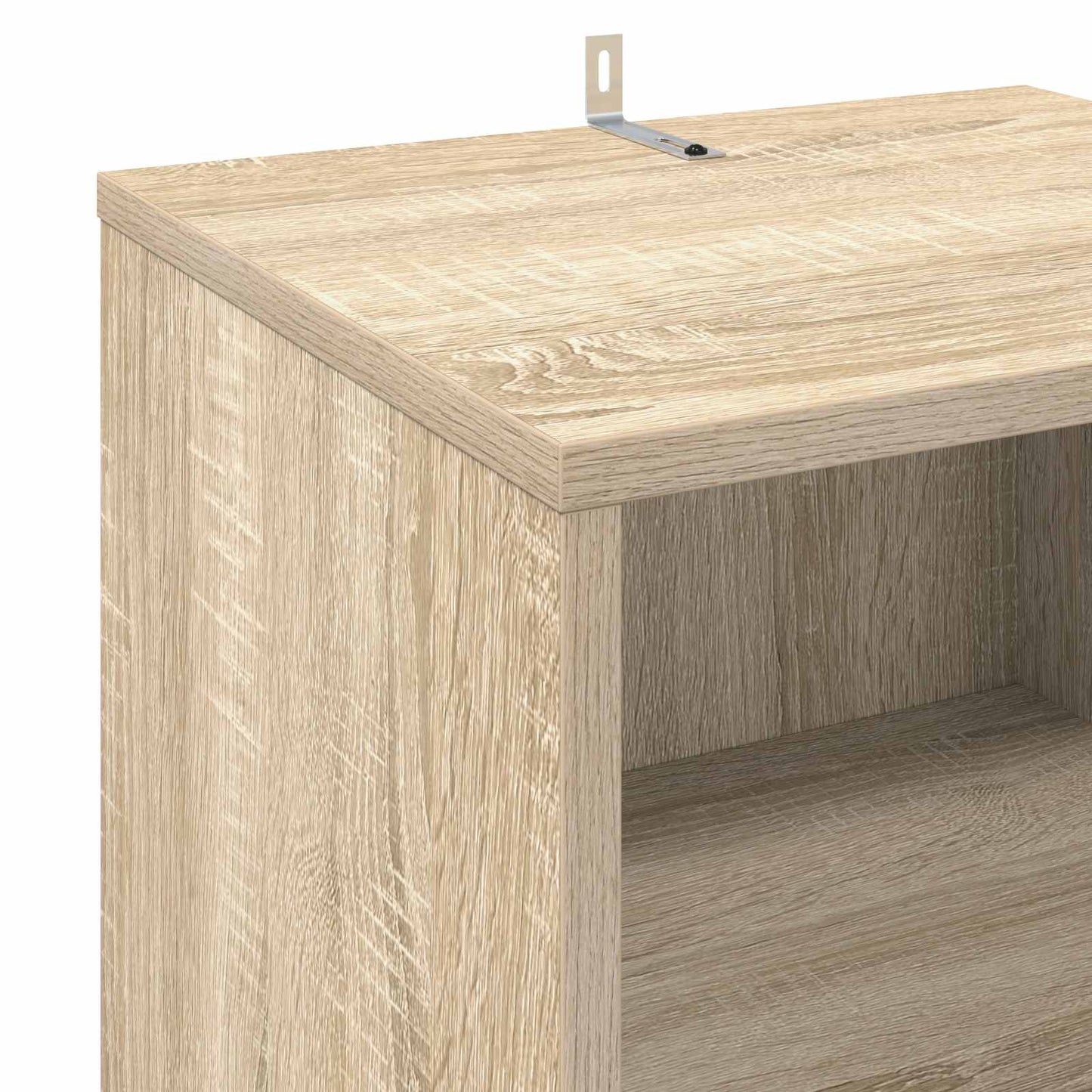 vidaXL Ντουλάπι δίσκων βινυλίου Sonoma Δρυς 38 x 33 x 61 εκ