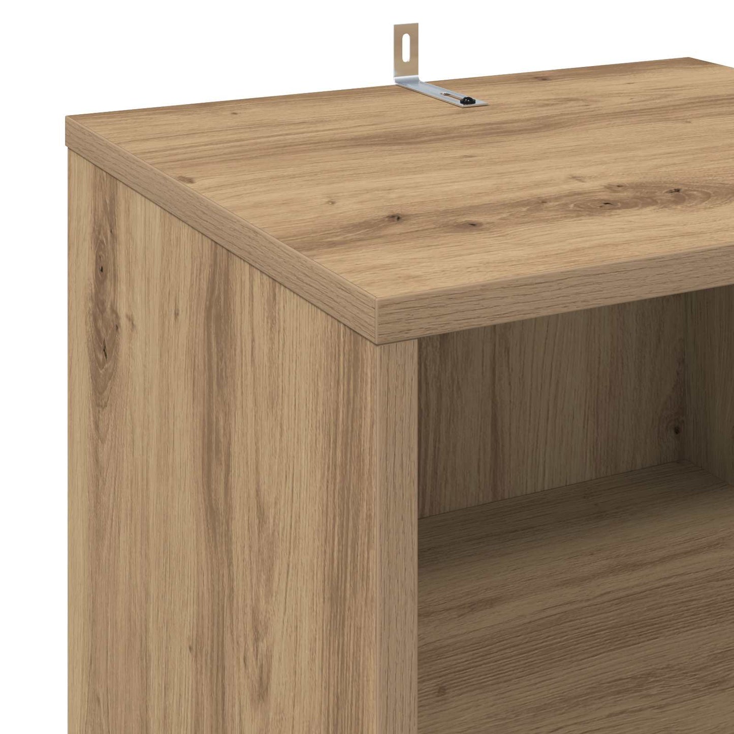 vidaXL Ντουλάπι δίσκων βινυλίου Artisan Δρυς 38 x 33 x 61 εκ