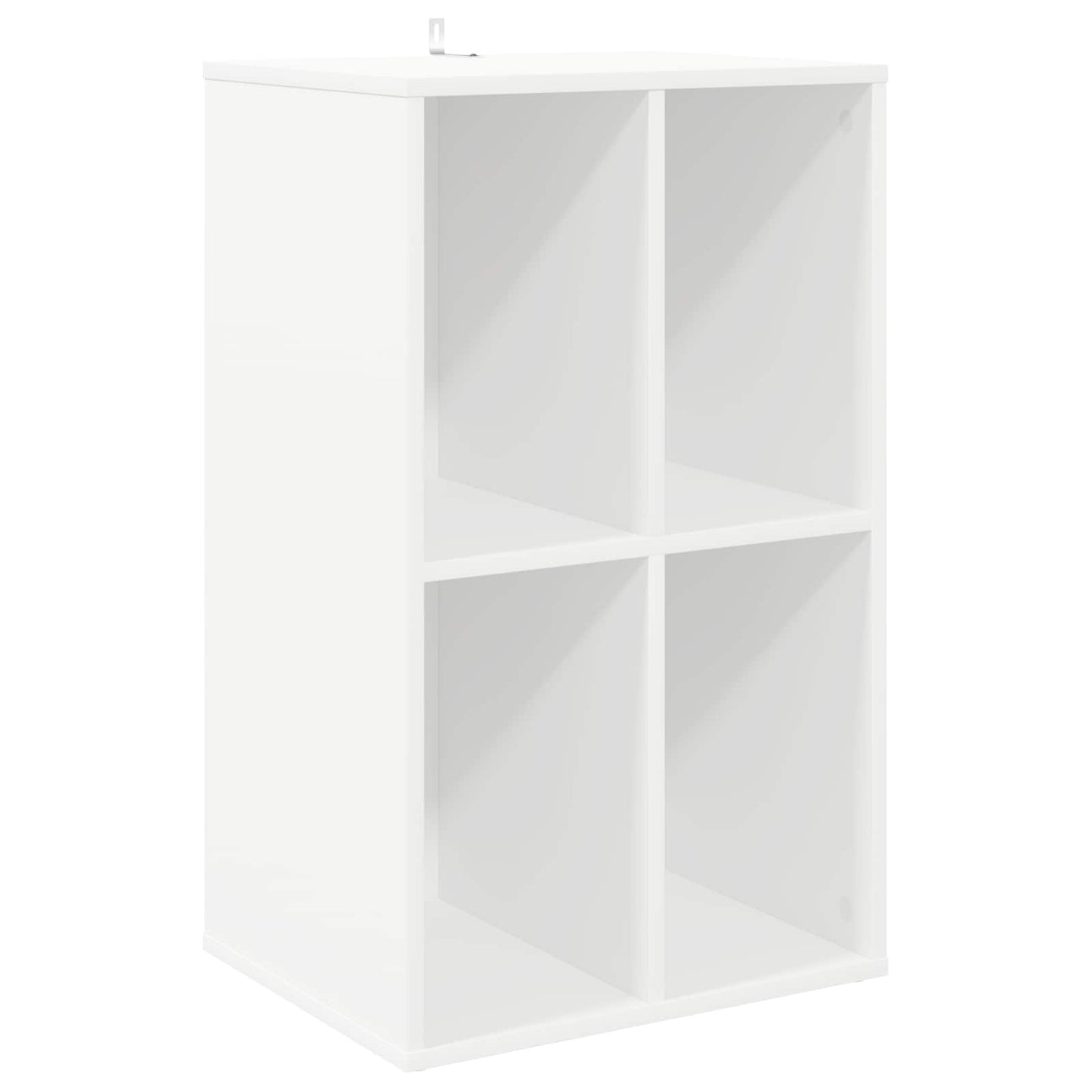 vidaXL Ντουλάπι δίσκων βινυλίου Λευκό 44,5 x 36,5 x 74,5 εκ