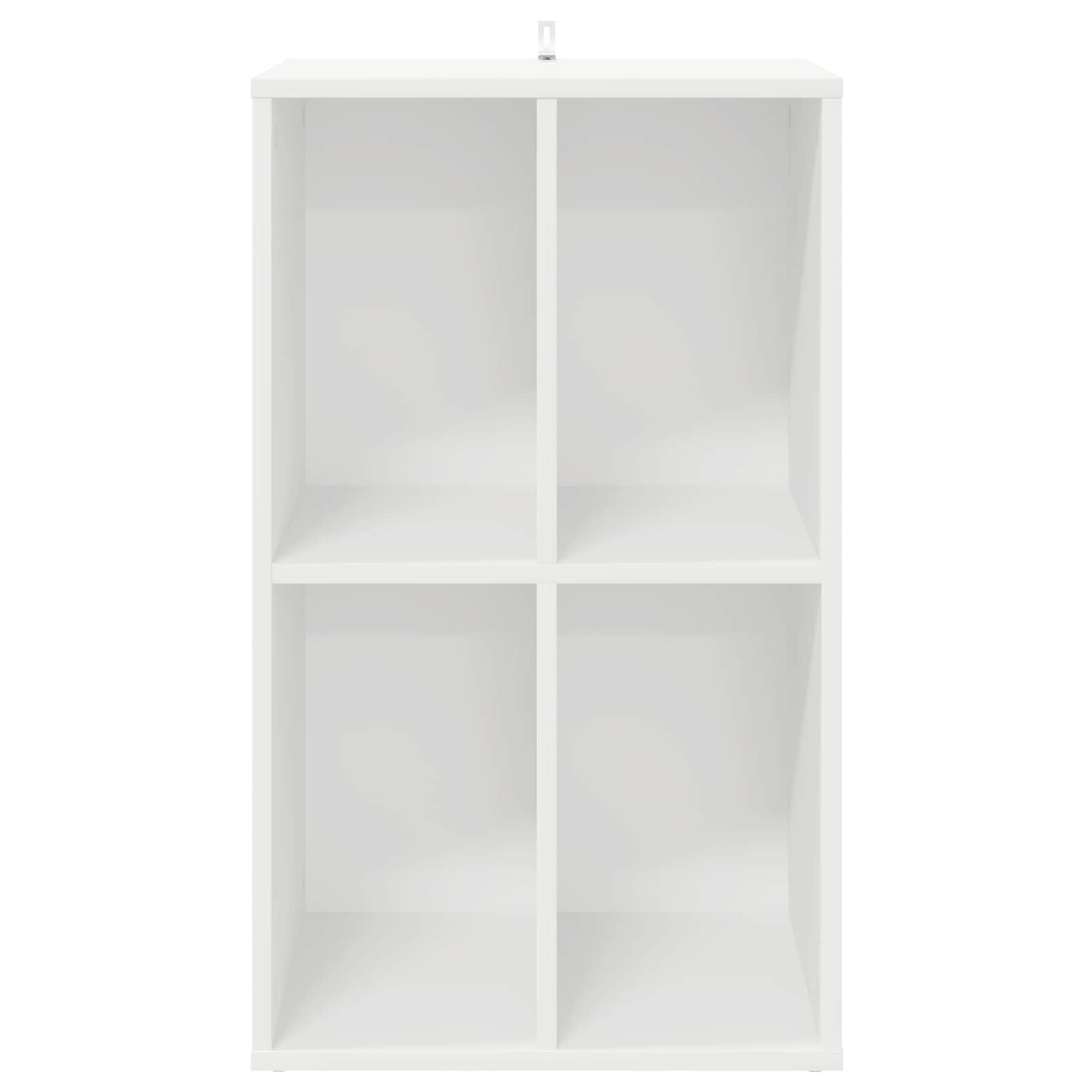 vidaXL Ντουλάπι δίσκων βινυλίου Λευκό 44,5 x 36,5 x 74,5 εκ