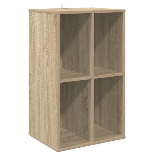 vidaXL Ντουλάπι δίσκων βινυλίου Sonoma Δρυς 44,5 x 36,5 x 74,5 εκ