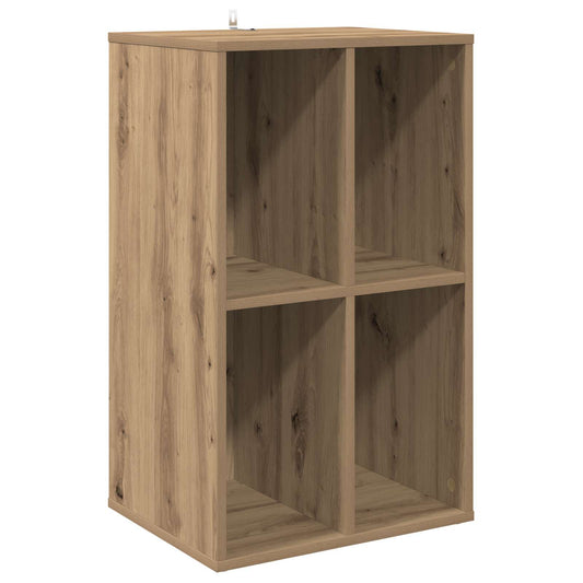 vidaXL Ντουλάπι δίσκων βινυλίου Artisan Δρυς 44,5 x 36,5 x 74,5 εκ
