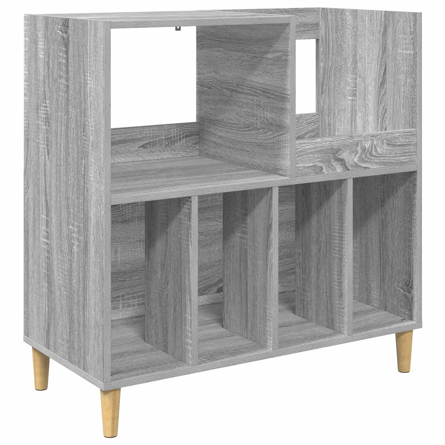 vidaXL Βάση πικάπ Γκρι Sonoma 82 x 39,5 x 82,5 εκ Επεξεργασμένο Ξύλο