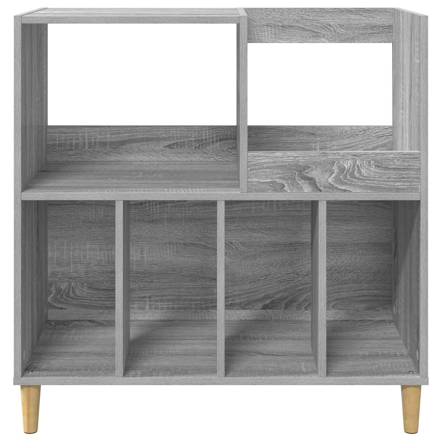 vidaXL Βάση πικάπ Γκρι Sonoma 82 x 39,5 x 82,5 εκ Επεξεργασμένο Ξύλο
